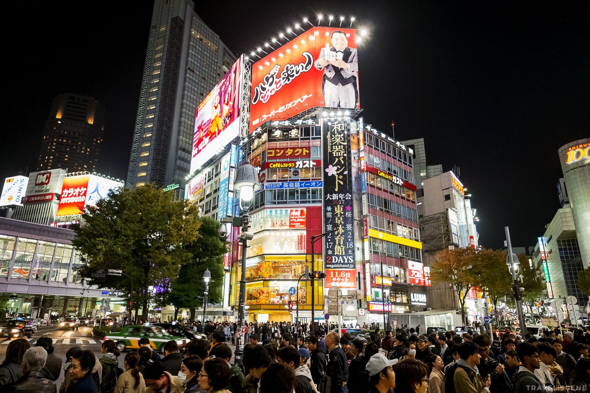 Fujifilm X-M1 + Fujifilm XF 14mm F2.8 R sample photo. Shibuya night photography