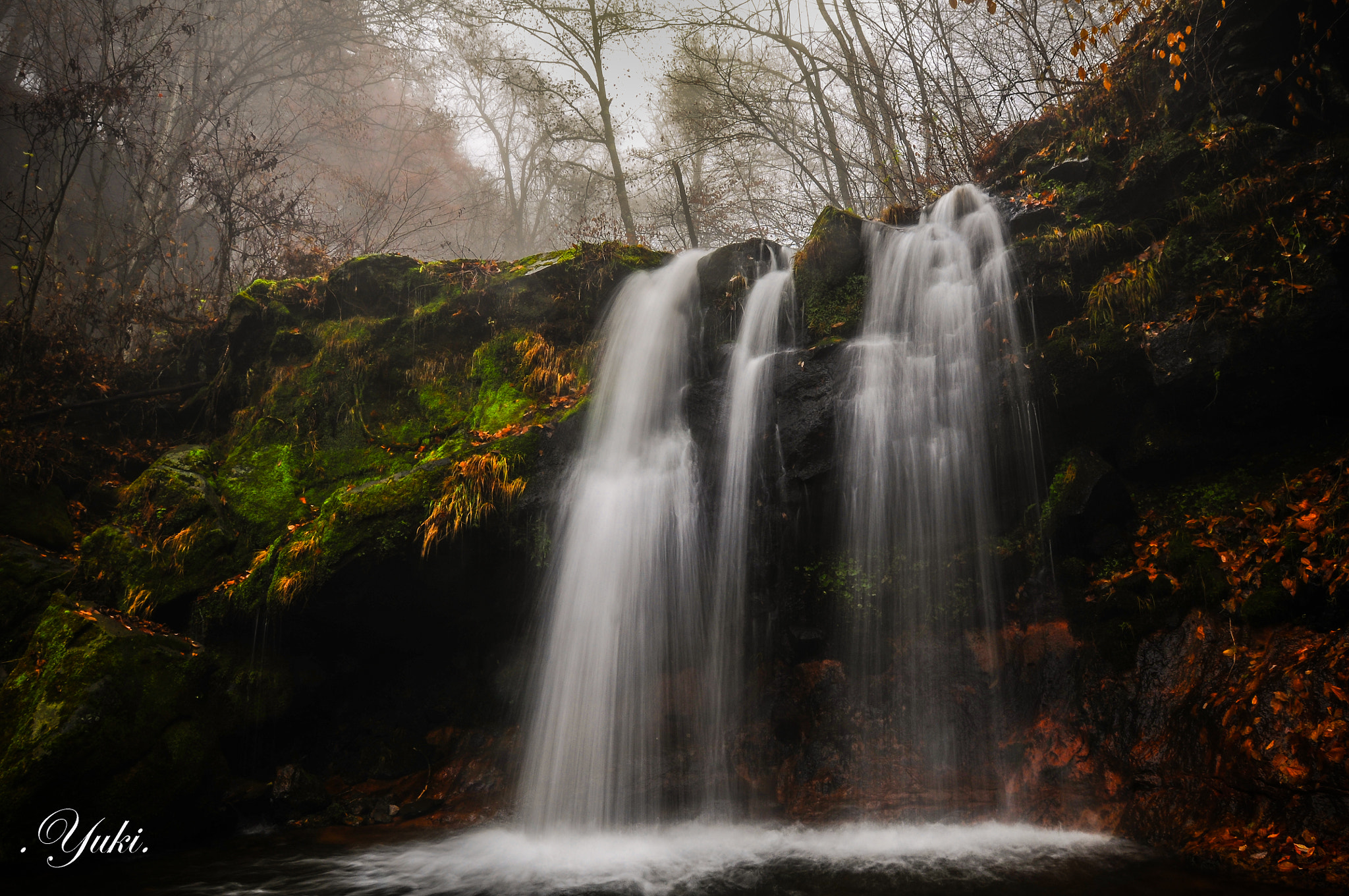 Nikon AF-S Nikkor 17-35mm F2.8D ED-IF sample photo. 水無滝 晩秋Ⅴ photography