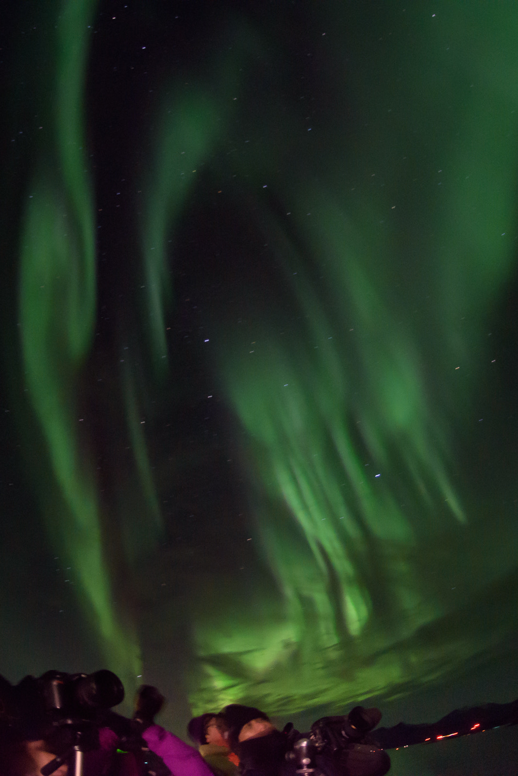 Nikon AF DX Fisheye-Nikkor 10.5mm F2.8G ED sample photo. Northern lights photography