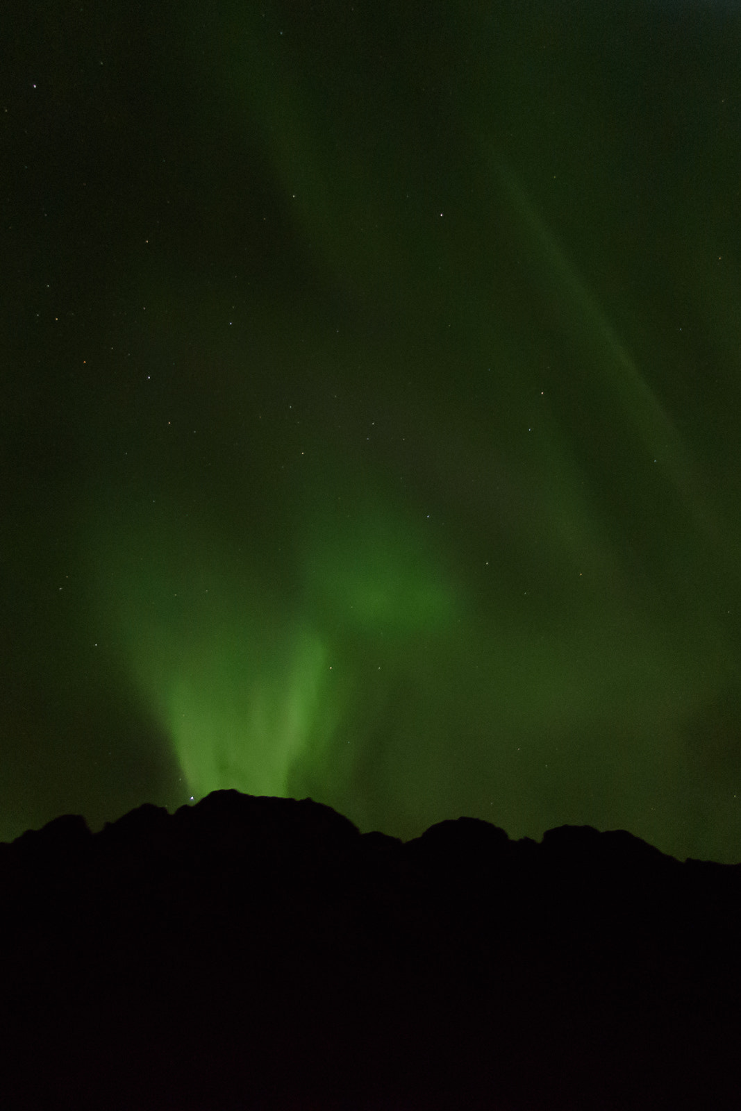 Nikon AF DX Fisheye-Nikkor 10.5mm F2.8G ED sample photo. Northern lights photography