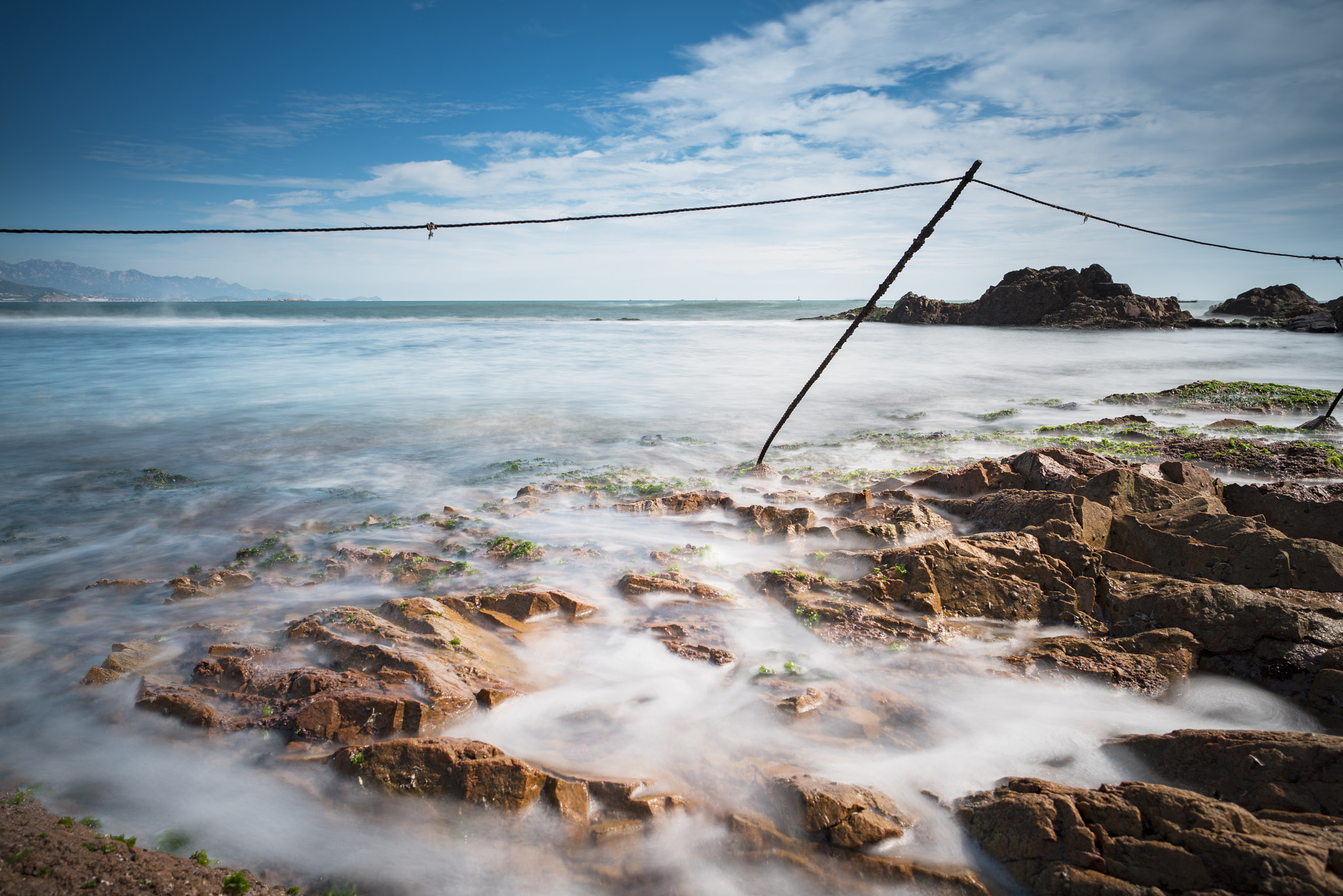 Sony a7R II sample photo. Seashore qingdao photography