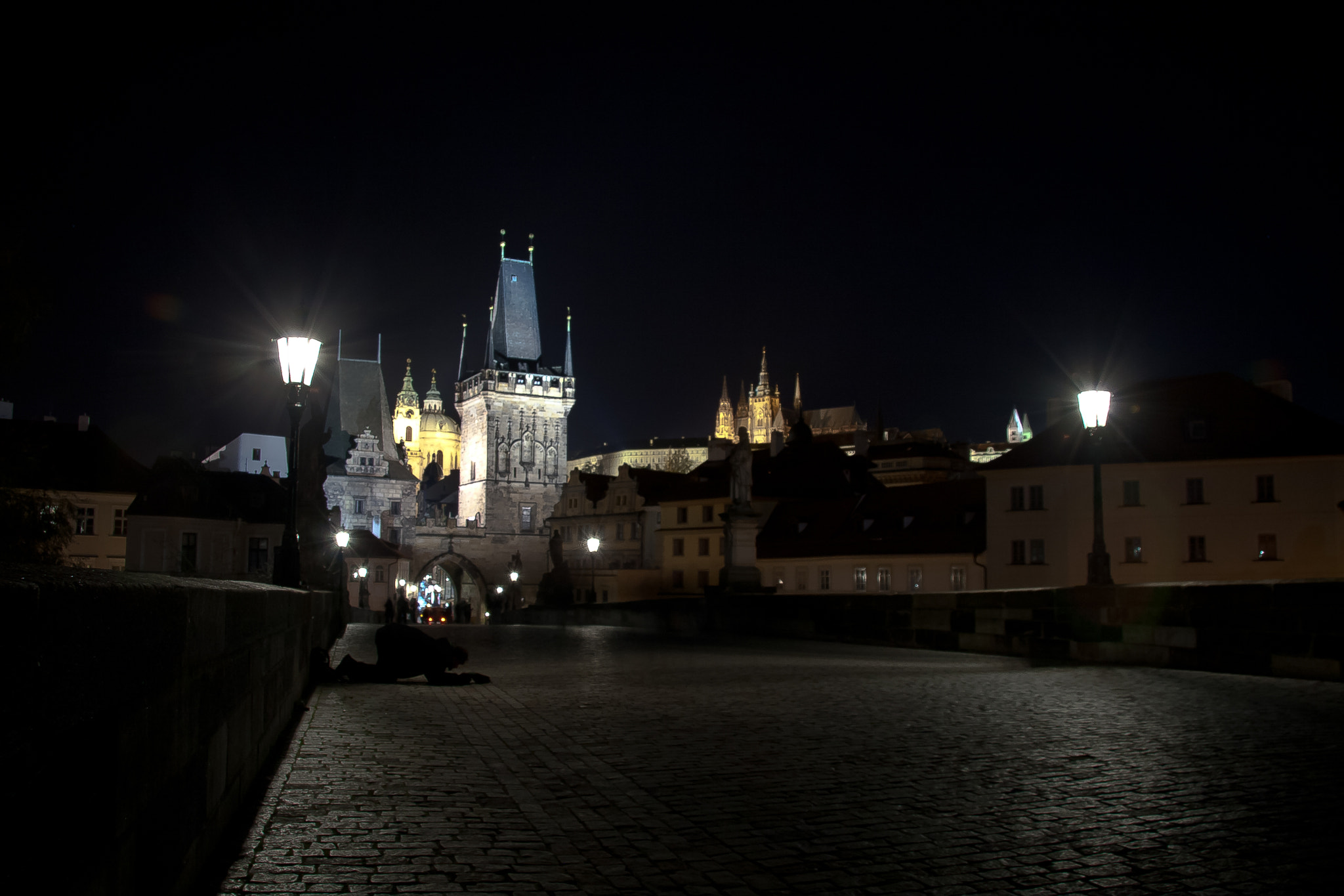 Canon EOS 30D sample photo. Prague's bridge photography