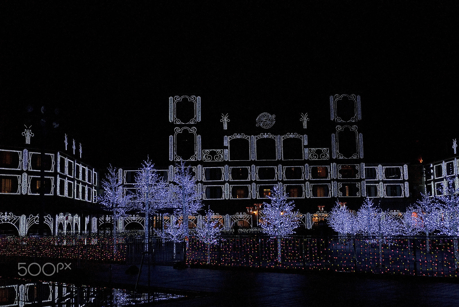 Nikon D200 sample photo. Illuminations of the white castle photography
