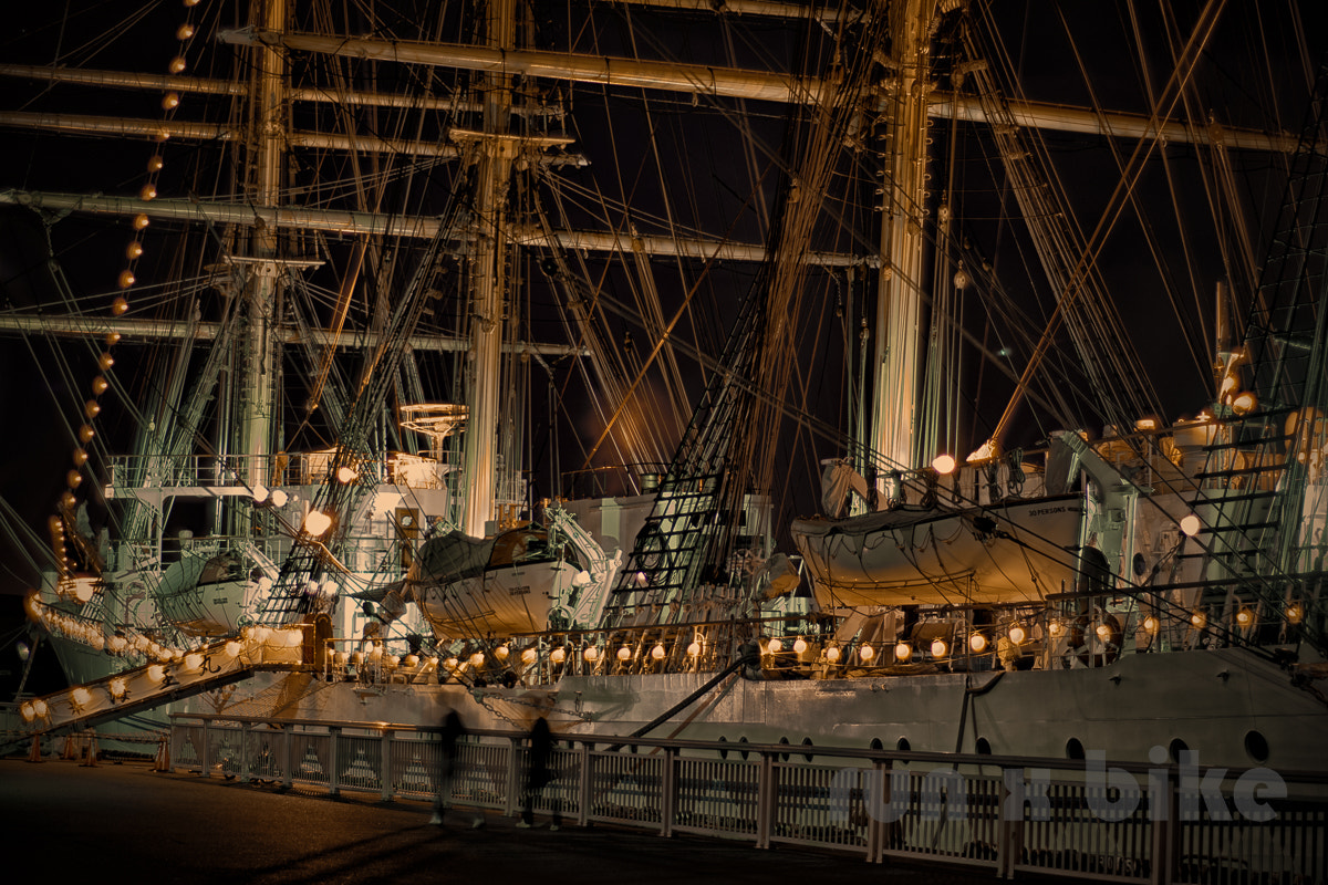 ZEISS Planar T* 50mm F1.4 sample photo. 海王丸　sailboat [kaiou-maru] photography