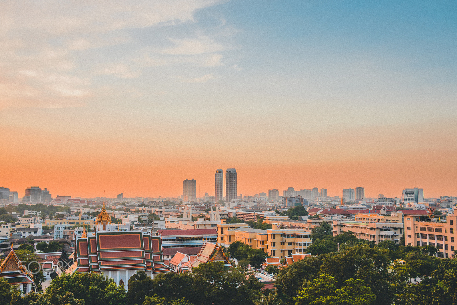 Nikon D800 + Sigma 50mm F1.4 EX DG HSM sample photo. Roof of bangkok photography
