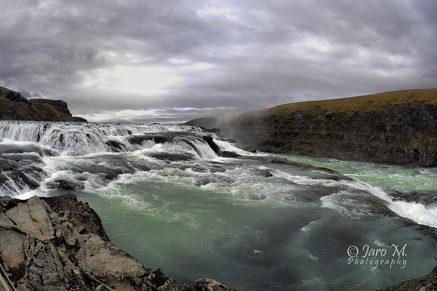 Olympus PEN-F + OLYMPUS M.8mm F1.8 sample photo. Gullfoss iceland photography