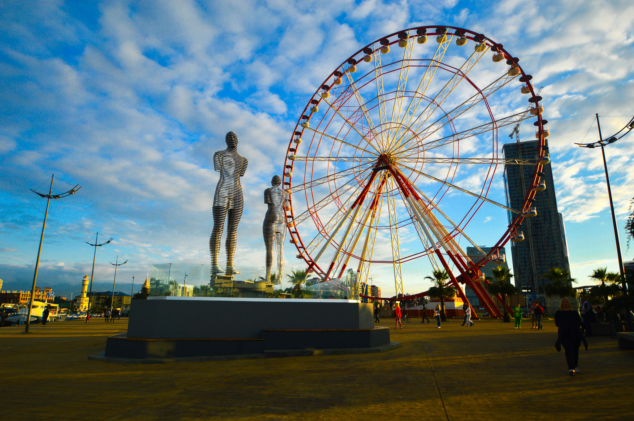 Nikon D3200 sample photo. Ferris wheel photography