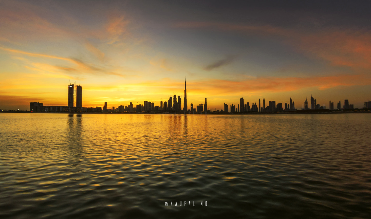 Nikon AF DX Fisheye-Nikkor 10.5mm F2.8G ED sample photo. Dubai sunset photography