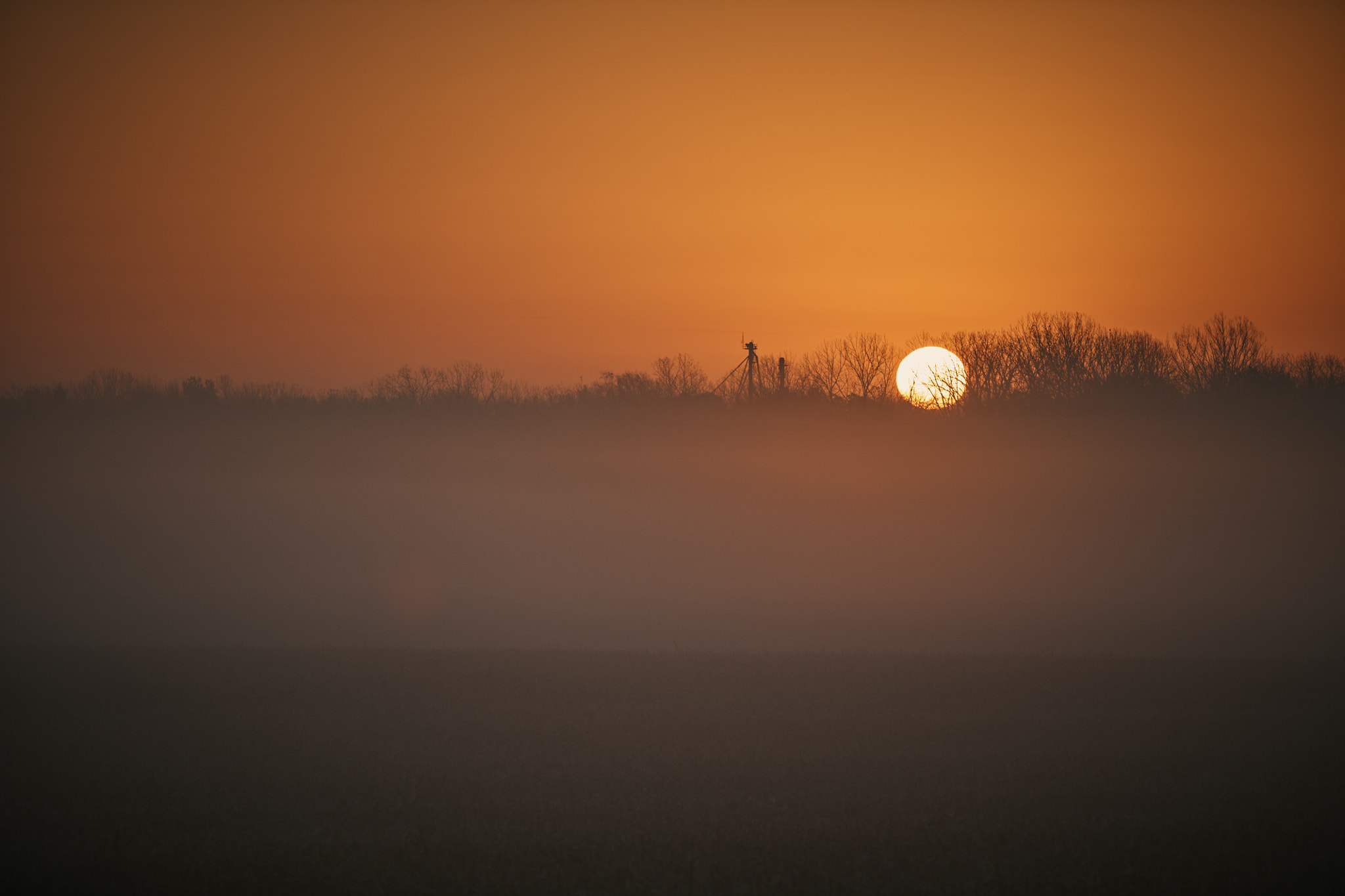 Canon EF 70-200mm F2.8L IS USM sample photo. Cornfield sunrise photography