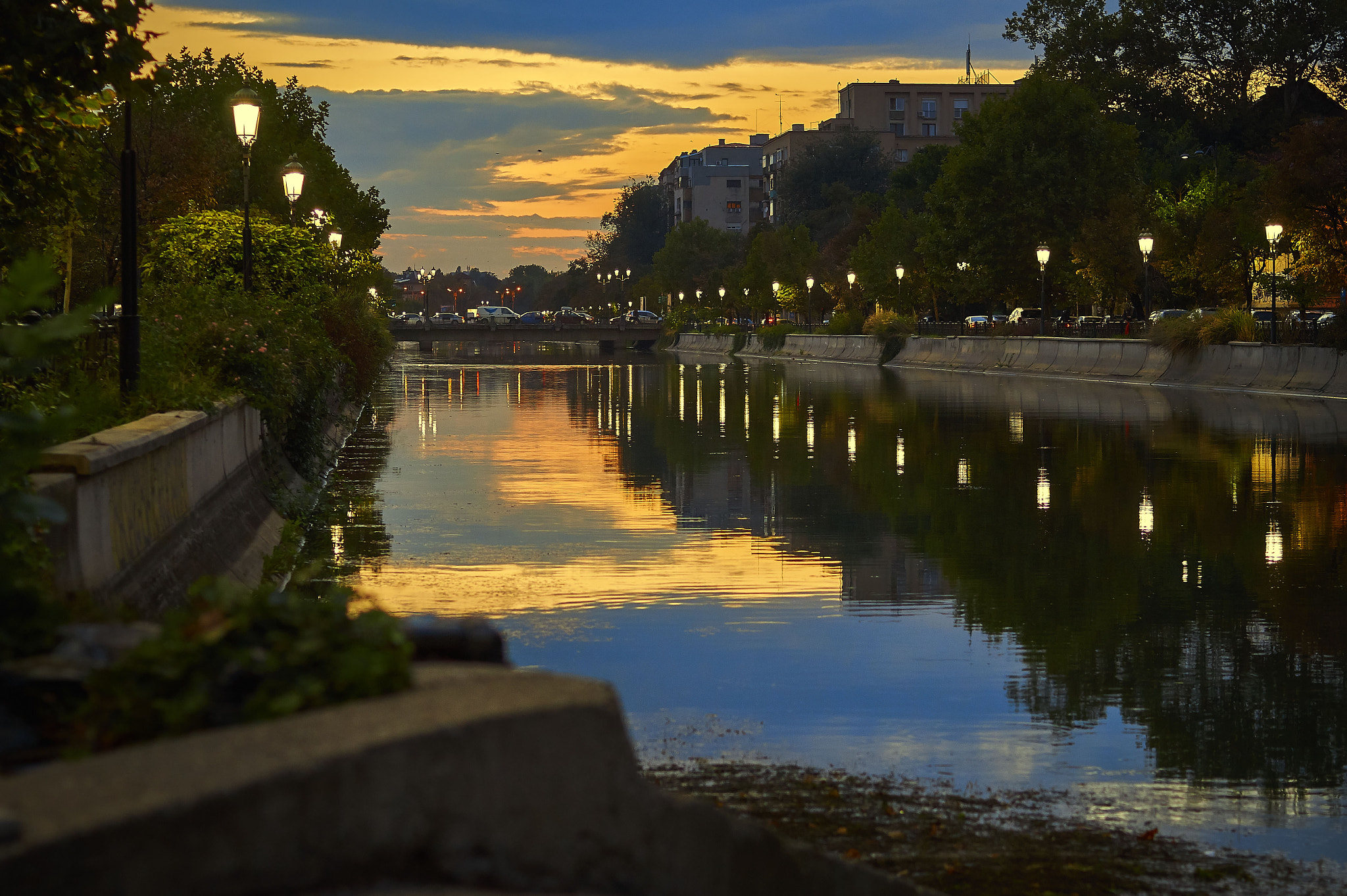 Sony SLT-A58 + Minolta AF 50mm F1.4 [New] sample photo. Bucharest sunset photography