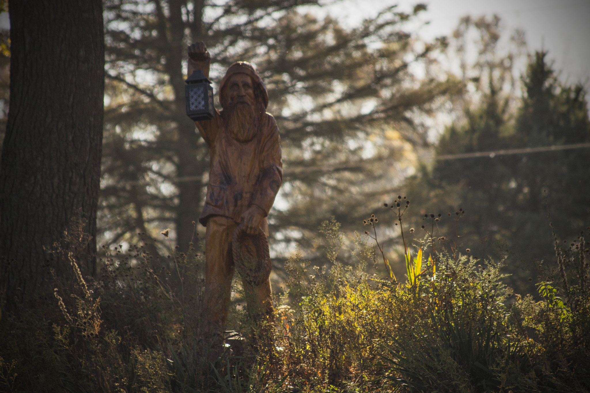 Canon EF 70-300mm F4-5.6 IS USM sample photo. Coal miner on a hill photography