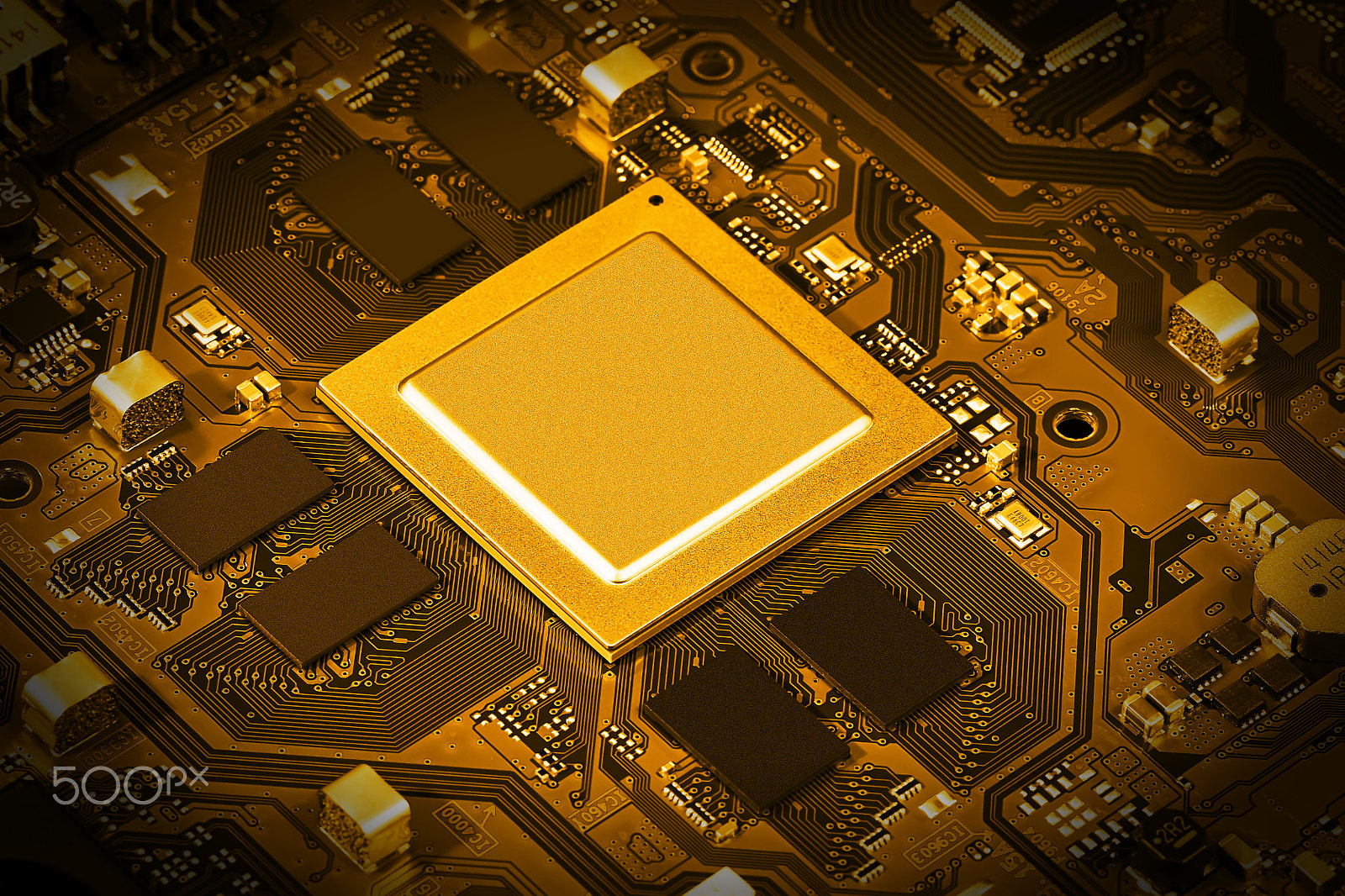 Canon EF 100mm F2.8 Macro USM sample photo. Electronic circuit board close up. photography