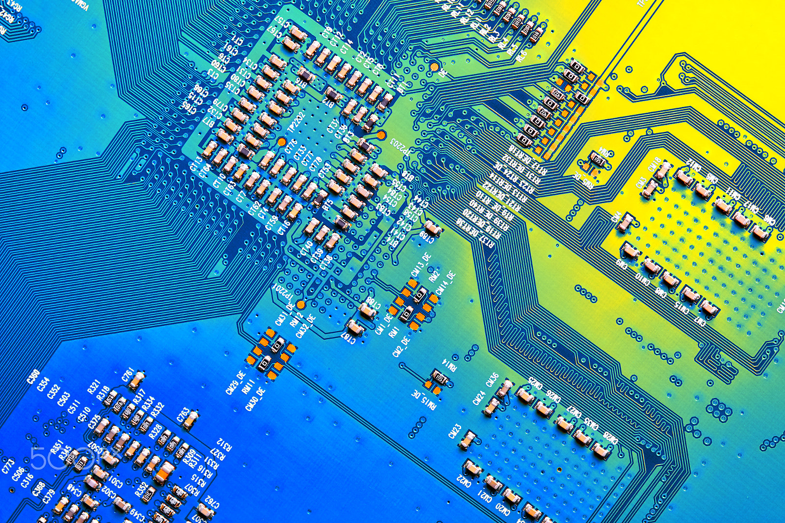 Canon EOS 50D sample photo. Electronic circuit board close up. photography