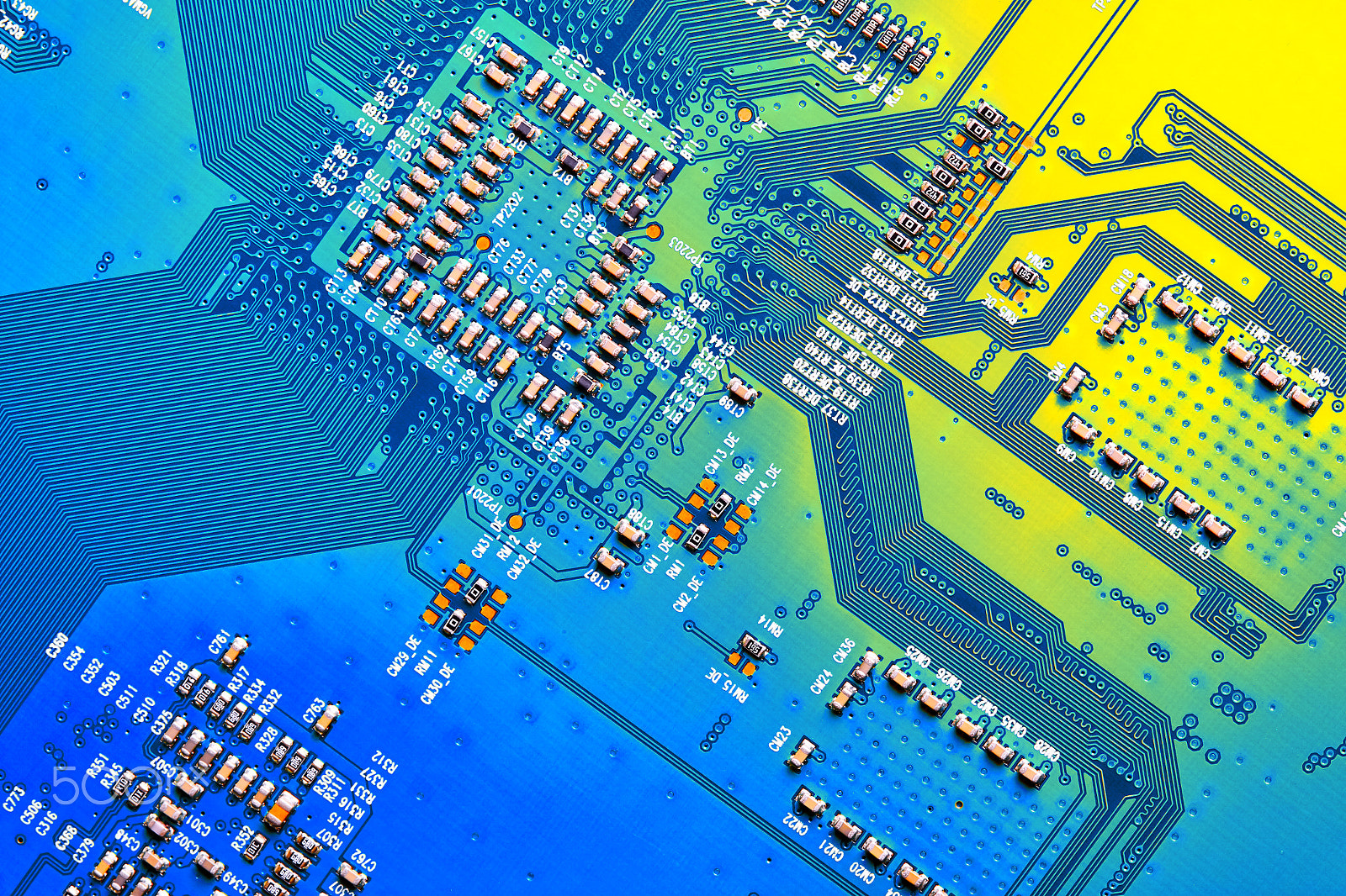 Canon EOS 50D + Canon EF 100mm F2.8 Macro USM sample photo. Electronic circuit board close up. photography