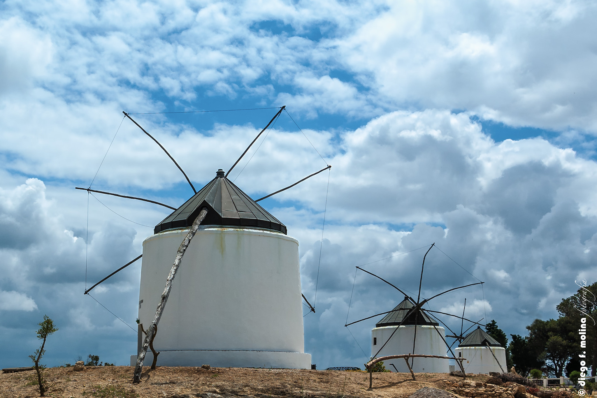 Pentax K200D sample photo. Molinos de vejer photography