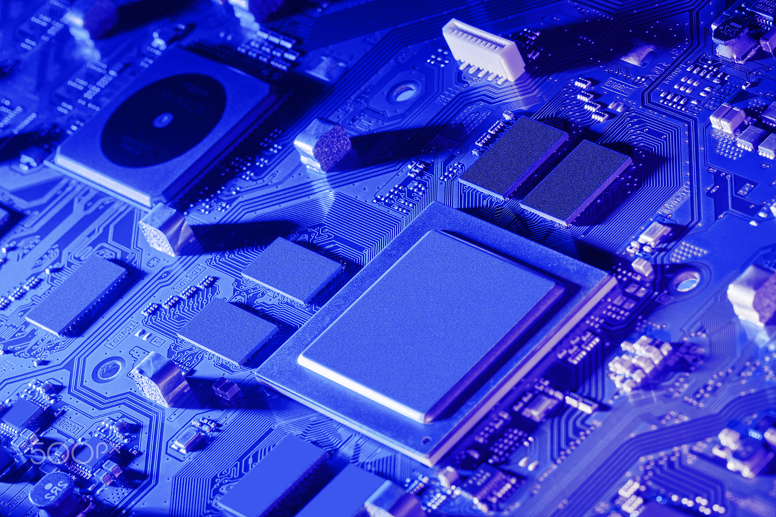 Canon EF 100mm F2.8 Macro USM sample photo. Electronic circuit board close up. photography