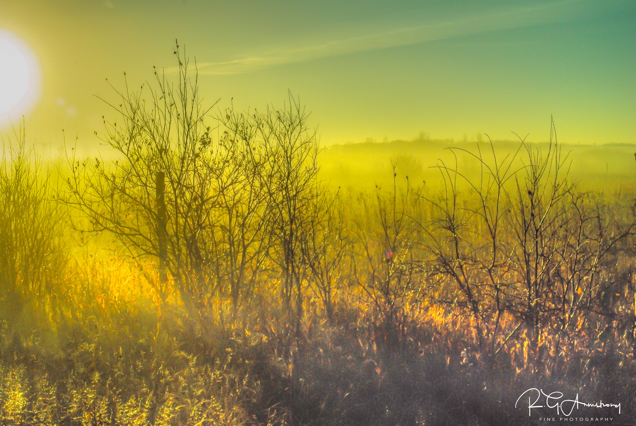 Pentax K200D + PENTAX-F 28-80mm F3.5-4.5 sample photo. Prairie morning field photography