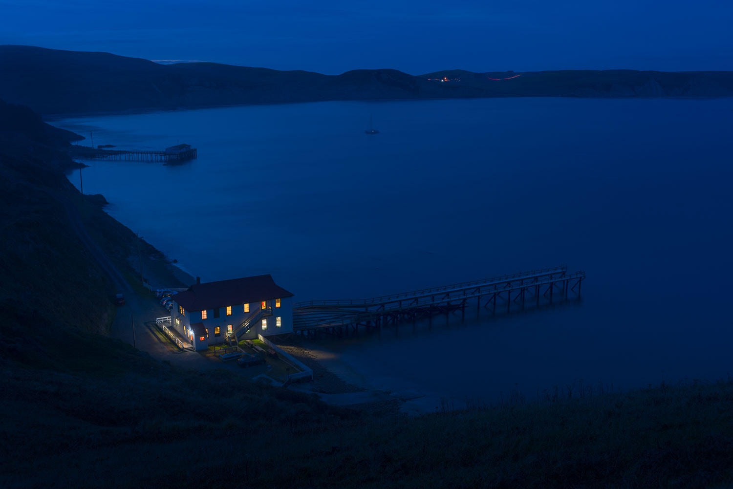 Nikon AF-S Nikkor 28-70mm F2.8 ED-IF sample photo. Lifeboat house at drake's bay photography