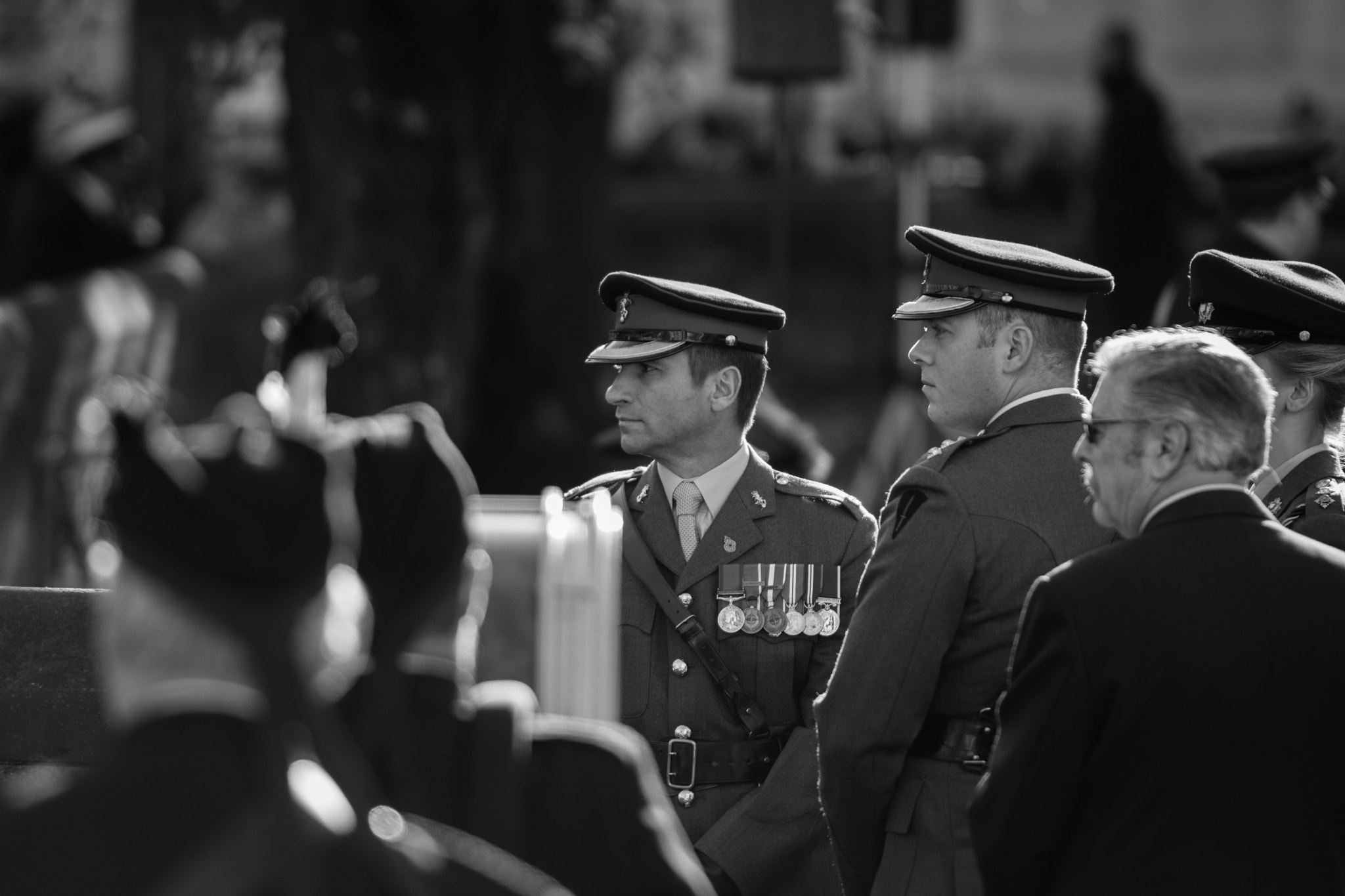 Nikon AF-S Nikkor 70-200mm F2.8G ED VR II sample photo. A solider from 2016 remembrance day photography