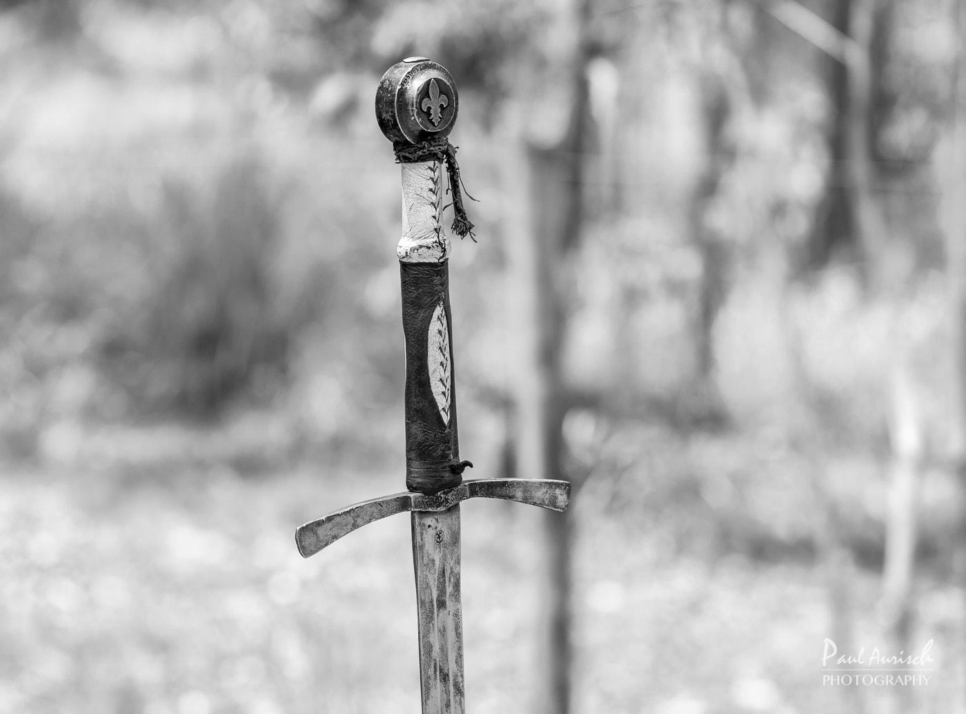 Nikon AF-S Nikkor 70-200mm F4G ED VR sample photo. Medieval sword photography