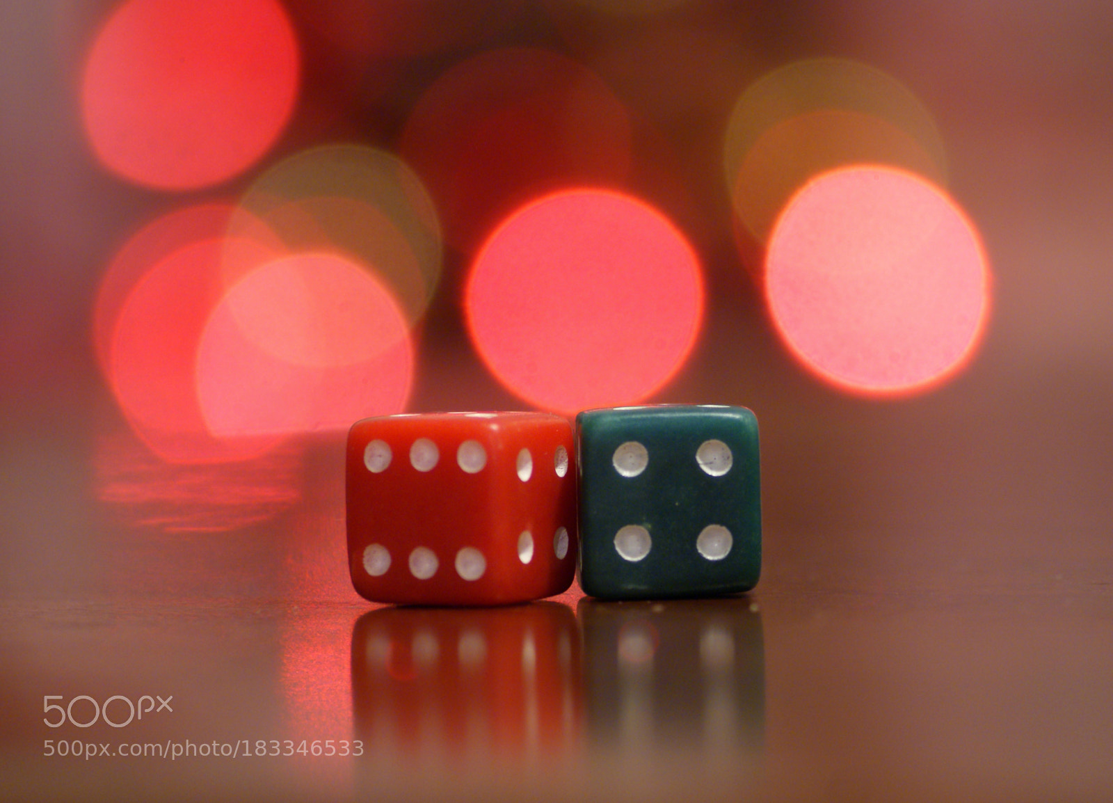 Sony Alpha DSLR-A230 sample photo. Dice photography
