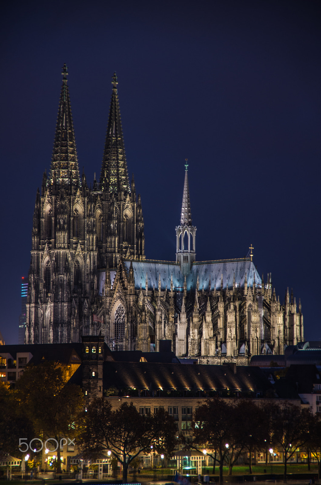 Pentax K-5 II sample photo. Cologne at night photography