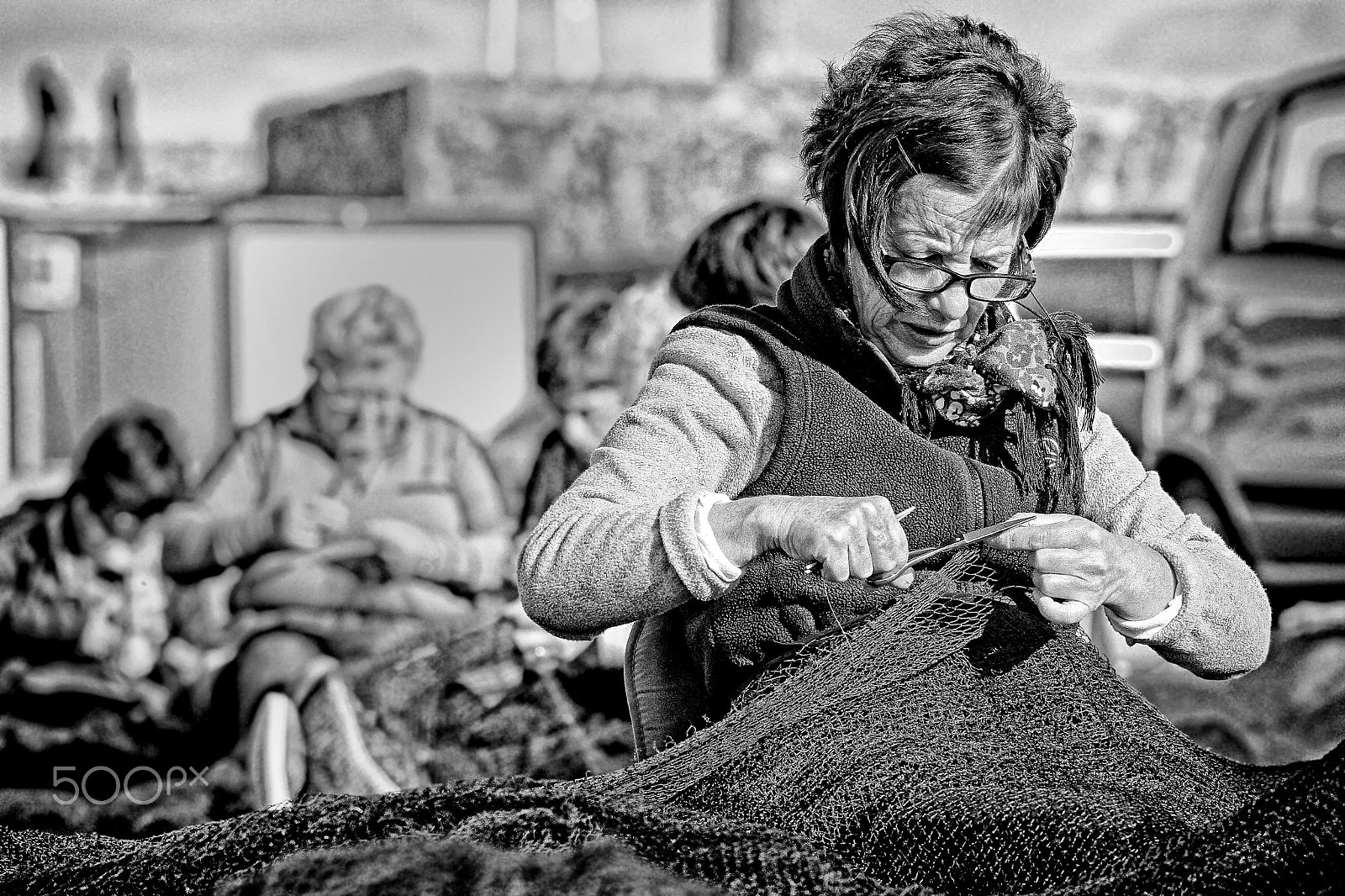 Sigma 150-600mm F5-6.3 DG OS HSM | C sample photo. Working the fishing nets photography