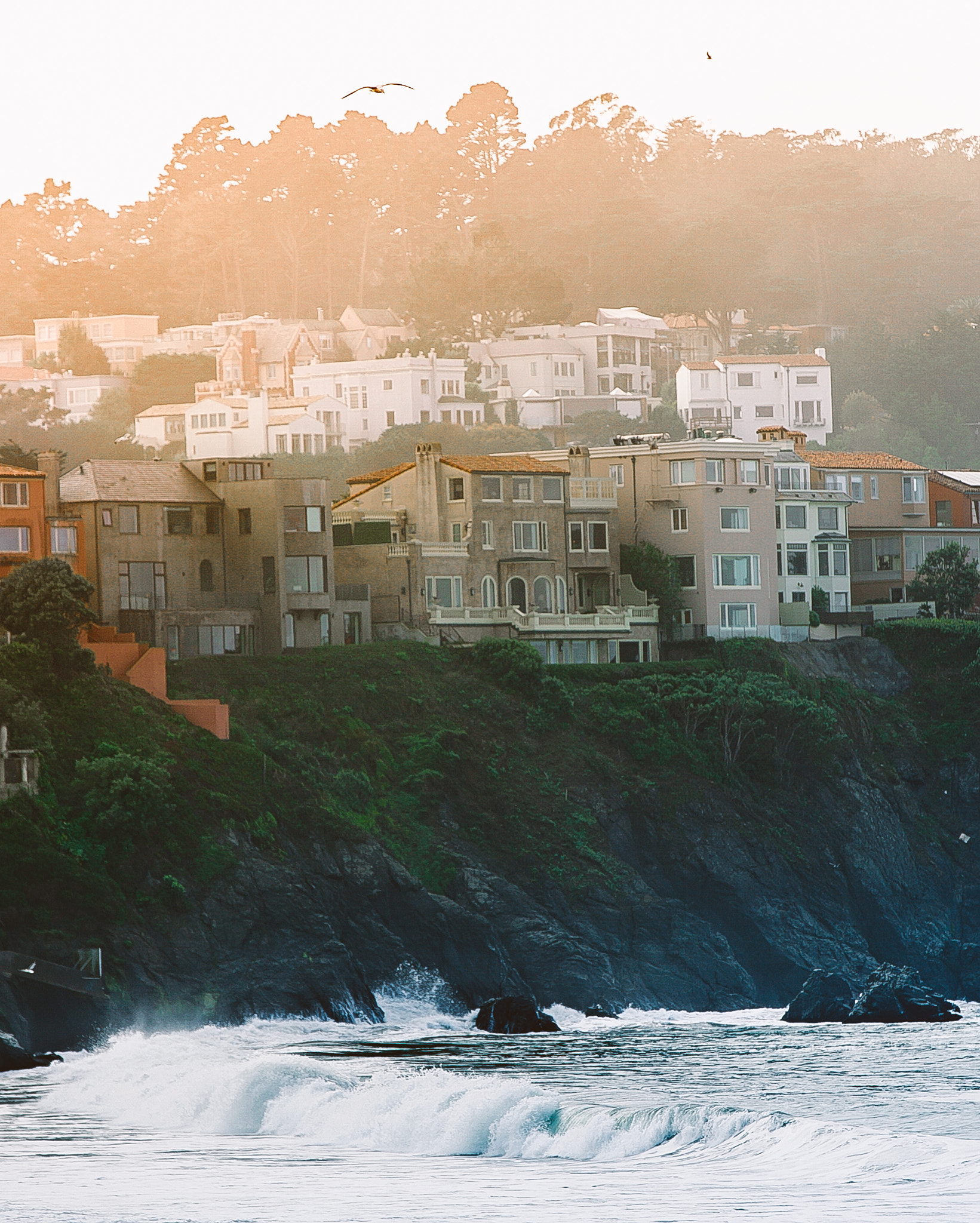 Sony a7S II + 70-200mm F2.8 OSS sample photo. Sea cliff photography