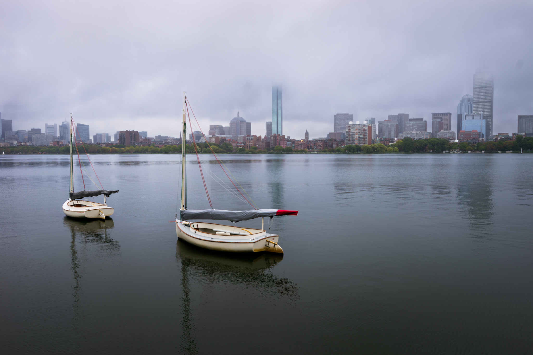 Sony 85mm F2.8 SAM sample photo. Boston skyline photography