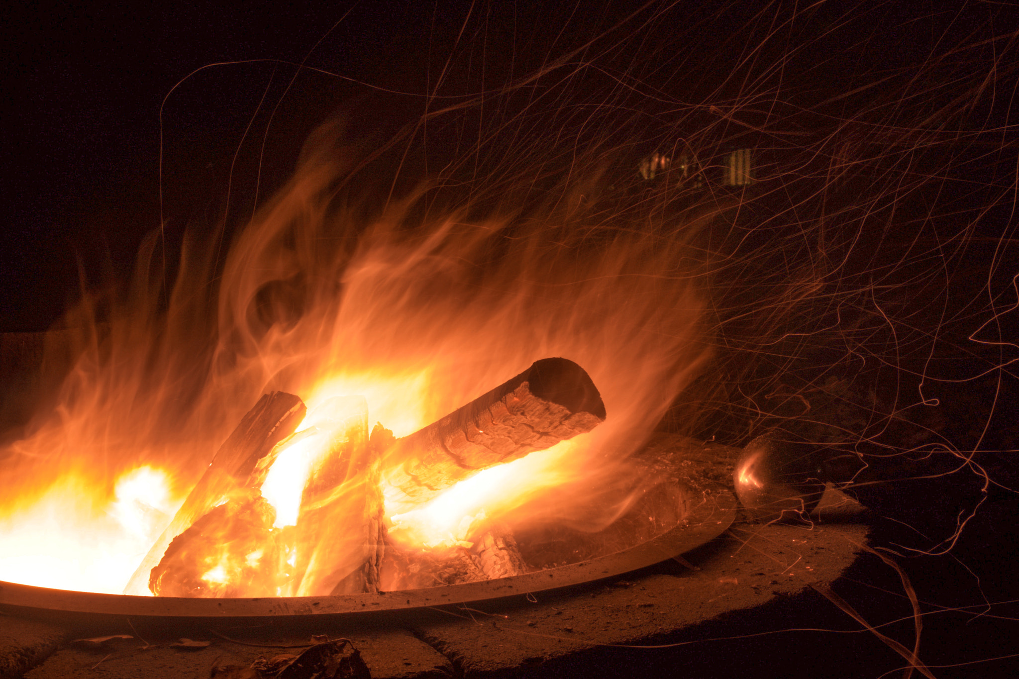 Nikon D3300 sample photo. Ferocious fire photography