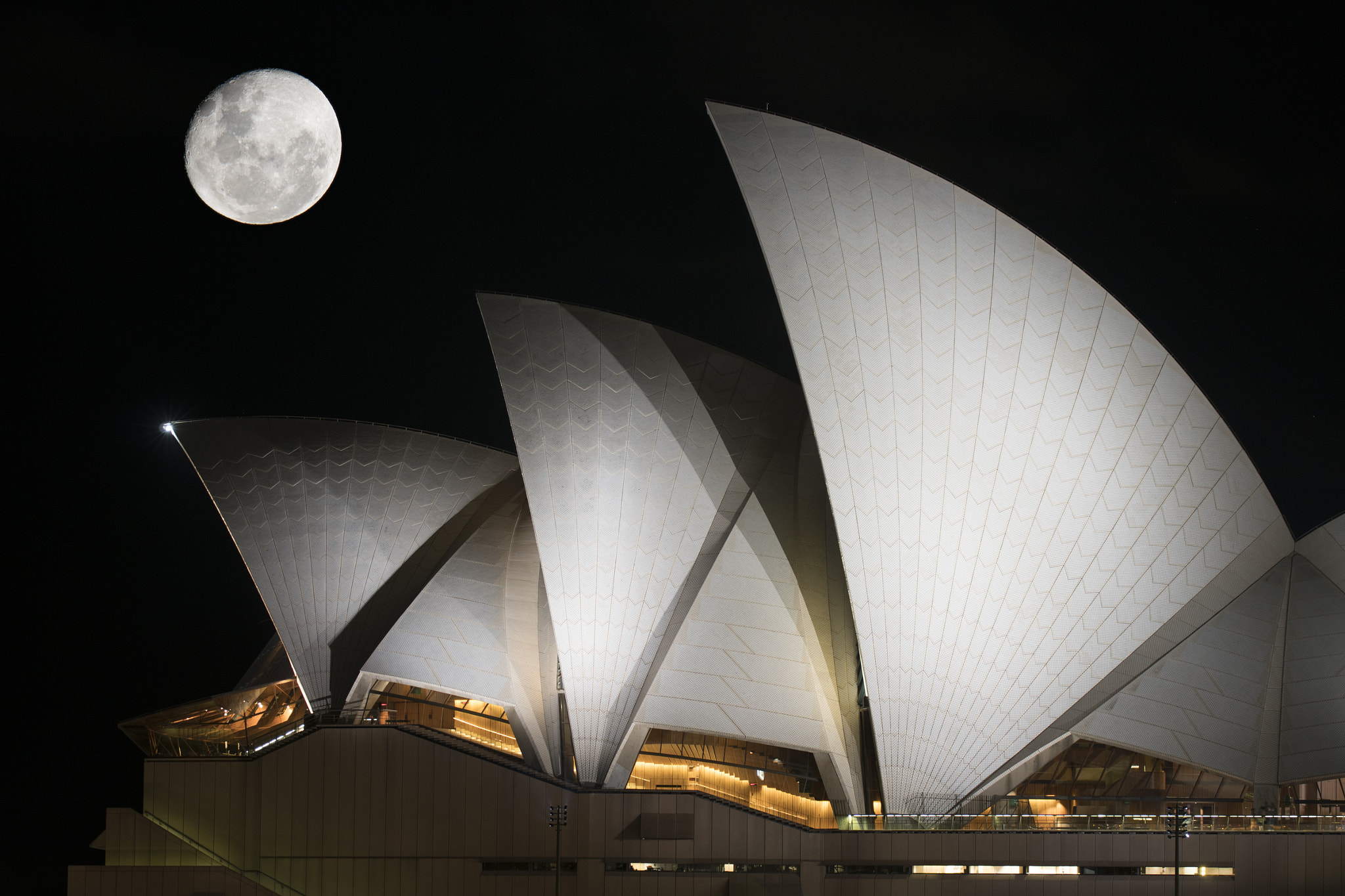 Canon EF 70-300mm F4-5.6L IS USM sample photo. Super moon over sydney photography