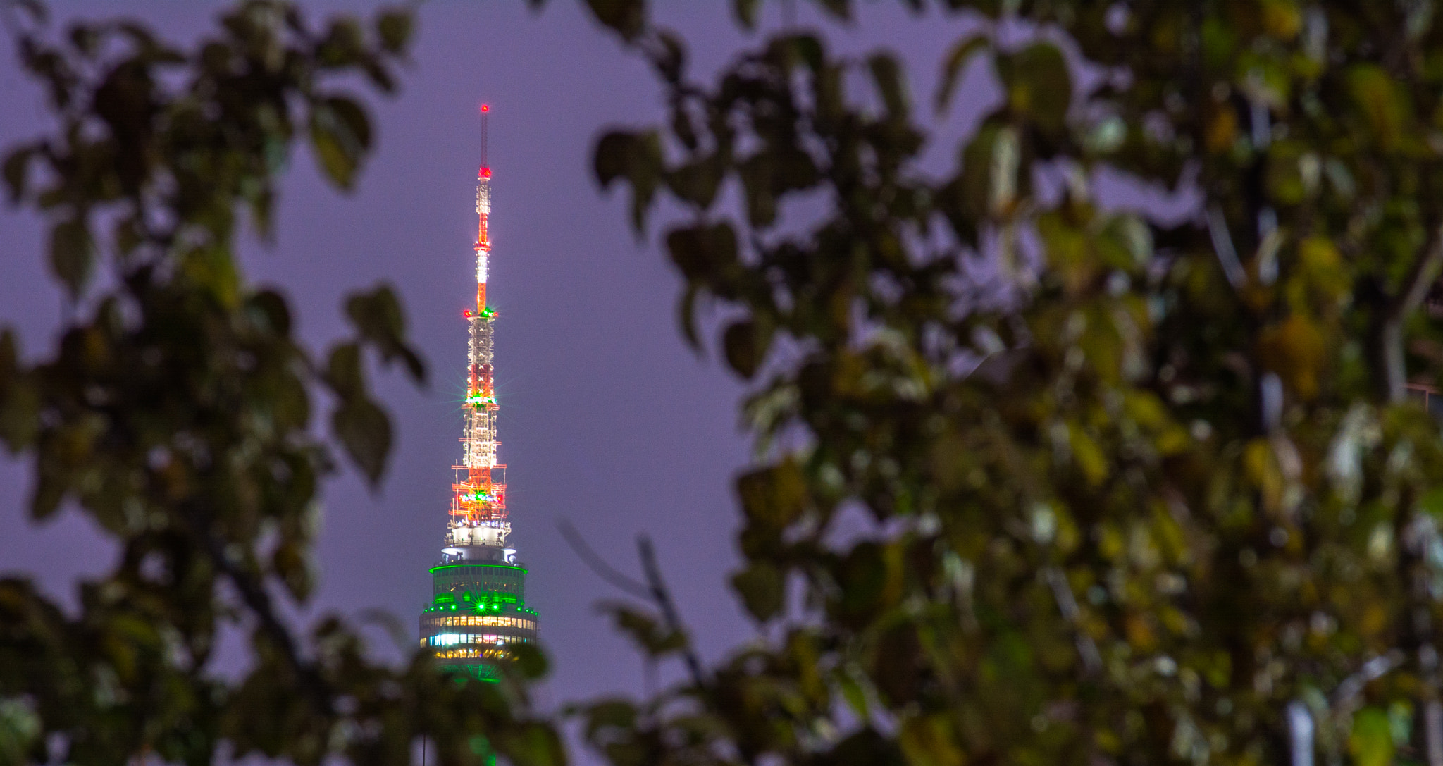 Nikon D7100 + Sigma 70-200mm F2.8 EX DG OS HSM sample photo. Seoul tower photography