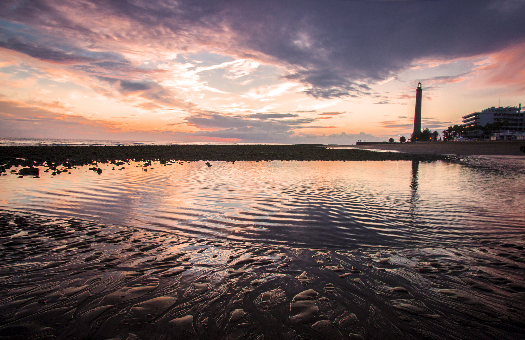 Canon EF-S 17-55mm F2.8 IS USM sample photo. Atardecer en el faro photography