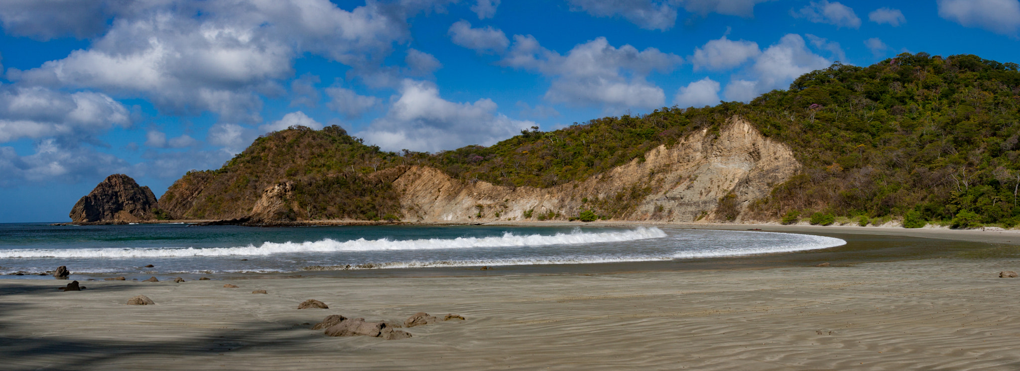 Canon EF 28-135mm F3.5-5.6 IS USM sample photo. Pacific sands, rocks & waves photography