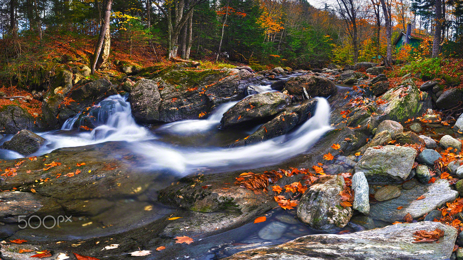Sigma 10-20mm F4-5.6 EX DC HSM sample photo. Vermont stream photography