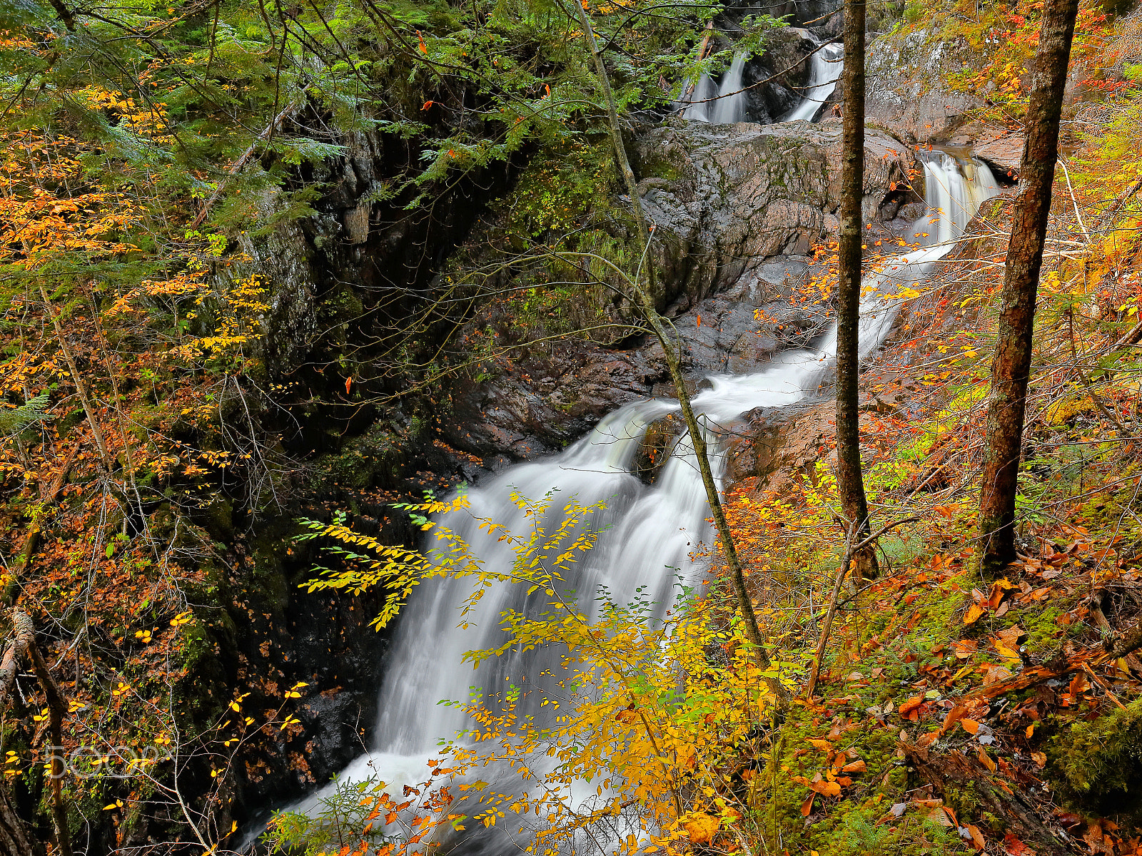 Canon EF 16-35mm F4L IS USM sample photo. North intervale falls photography