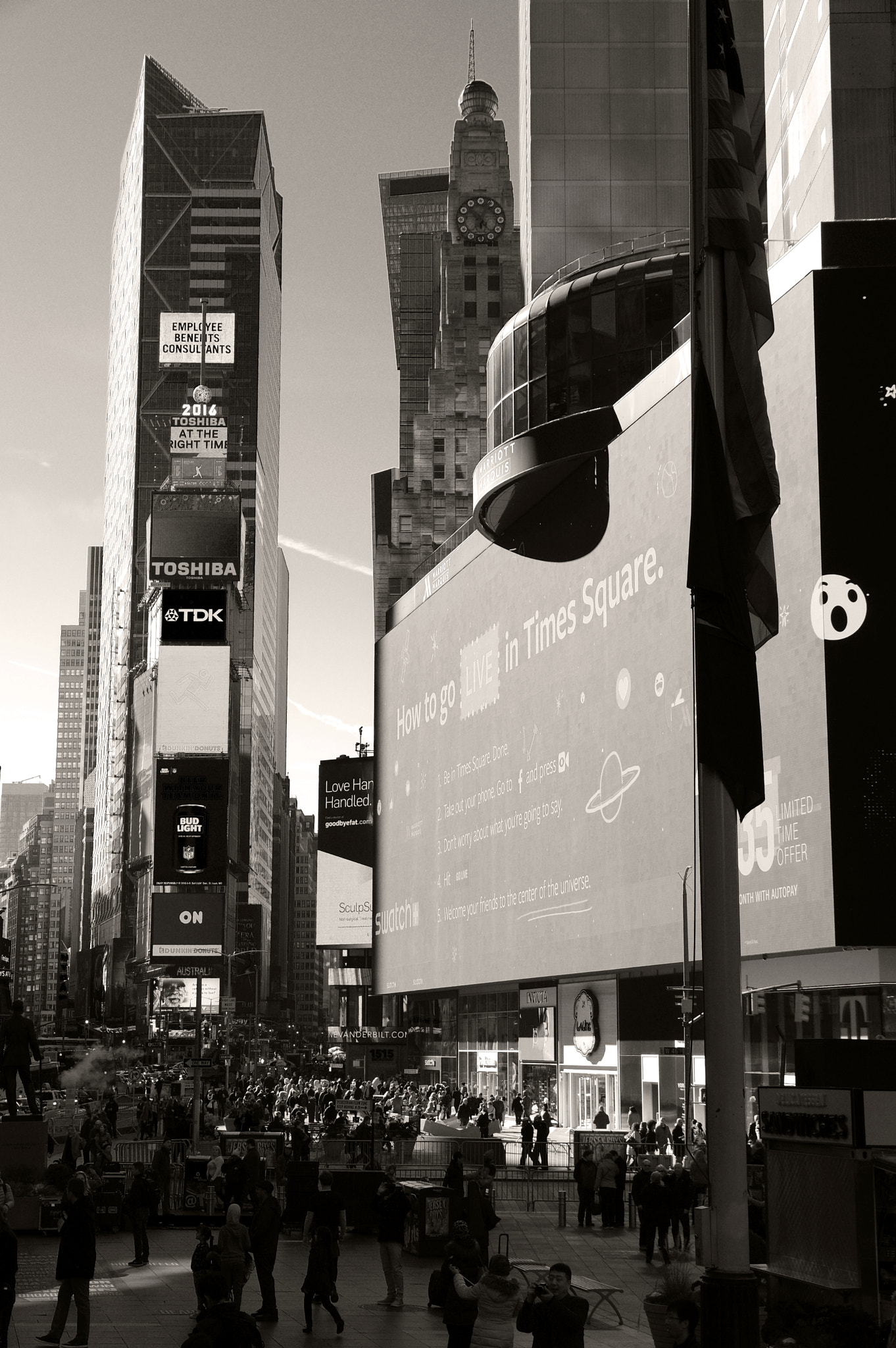 Pentax K-3 II sample photo. Through the bowtie (of times square) photography