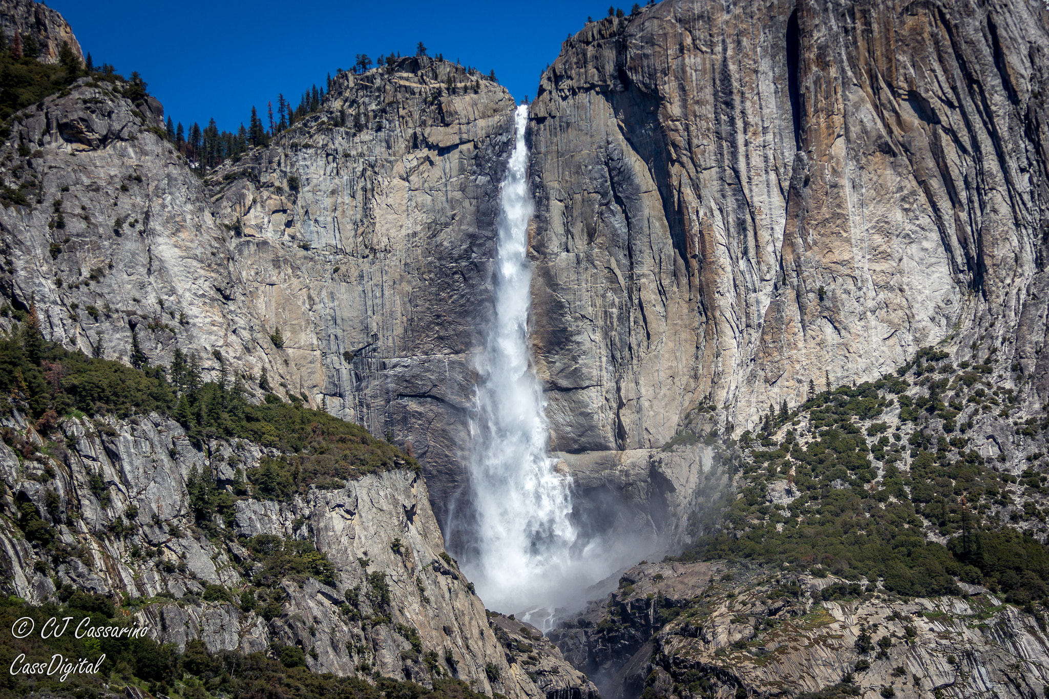 Canon EF 28-135mm F3.5-5.6 IS USM sample photo. Upper yosemite falls photography