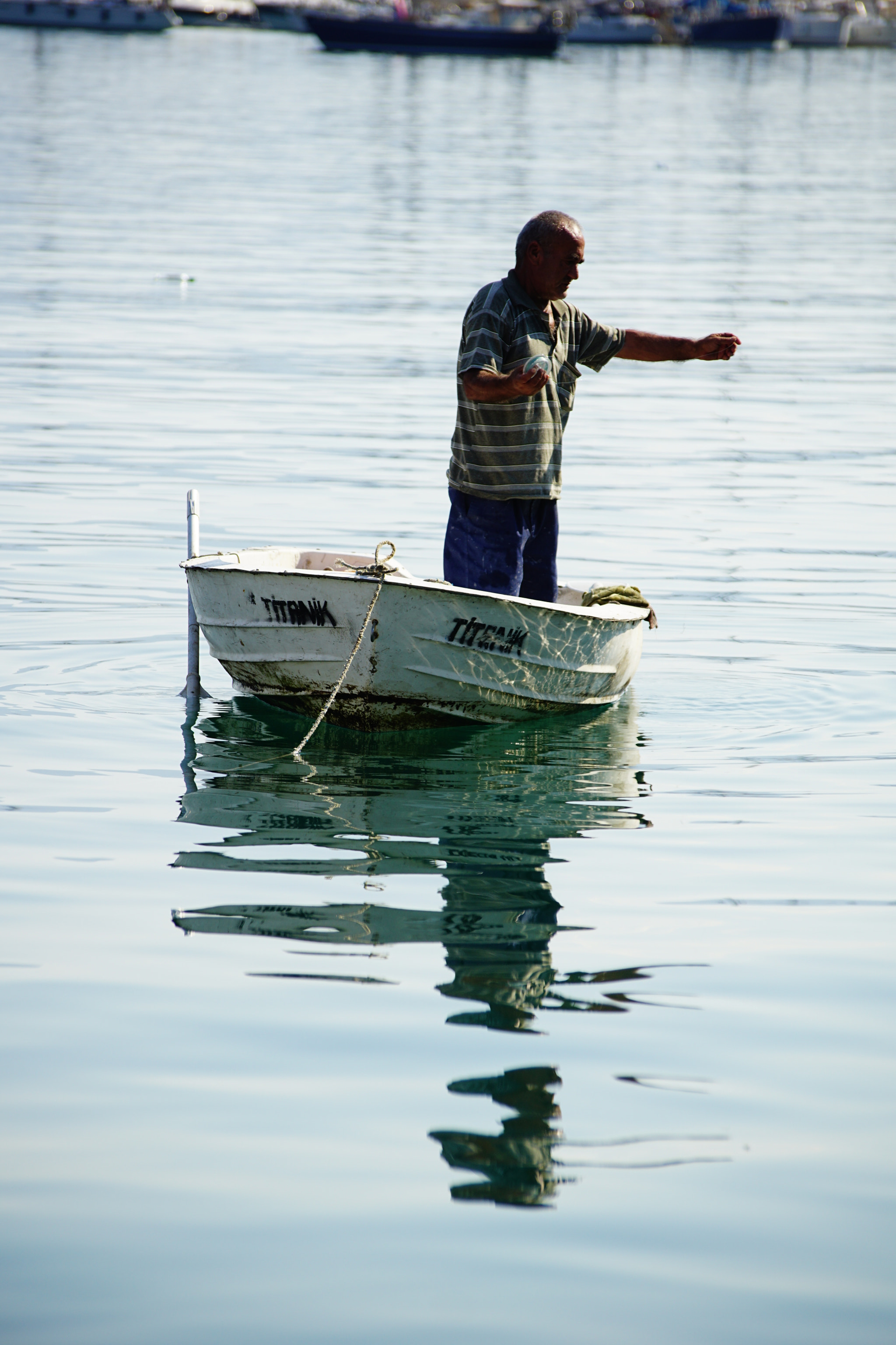 Sony DT 55-300mm F4.5-5.6 SAM sample photo. Fisherman photography