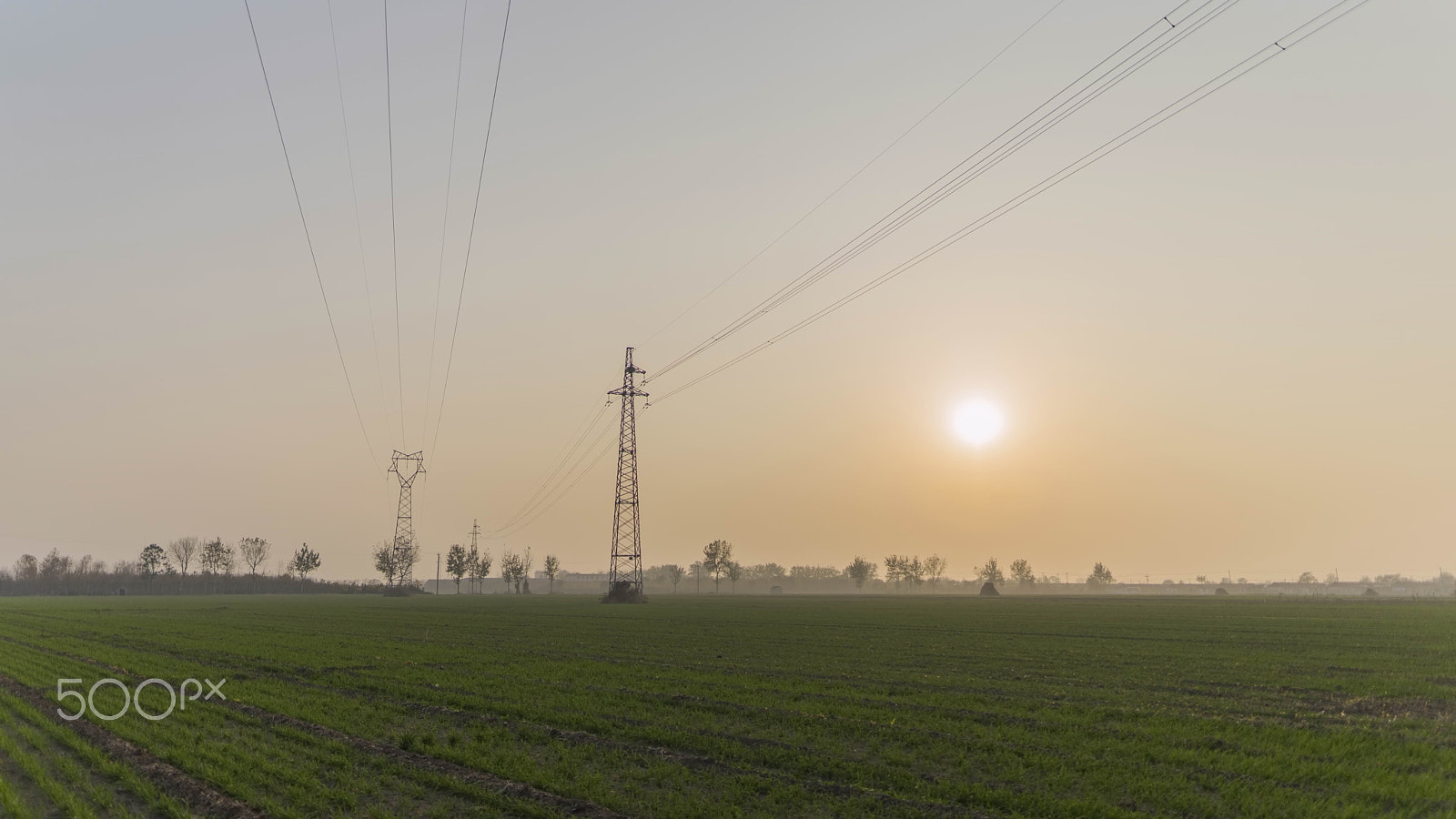 Sony a7 II + Sigma 24mm F1.4 DG HSM Art sample photo. Sunset in countryside photography