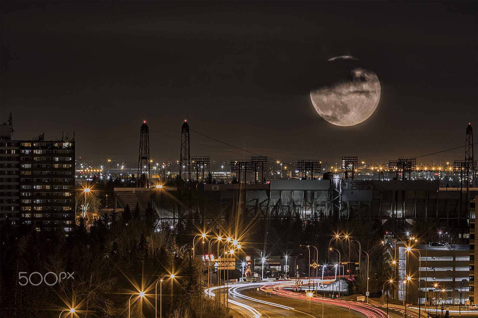 Canon EF 400mm F5.6L USM sample photo. Super moon 2 photography