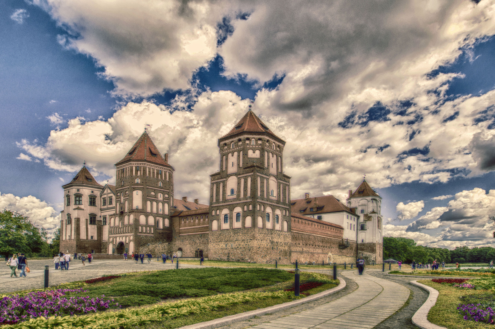 Nikon D3200 sample photo. Mir castle. belarus photography