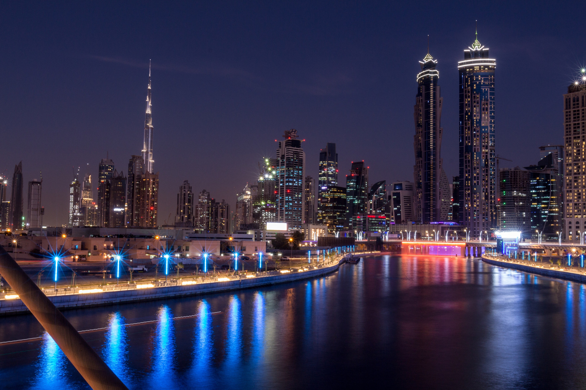 Canon EF 16-35mm F2.8L II USM sample photo. Dubai water canal photography