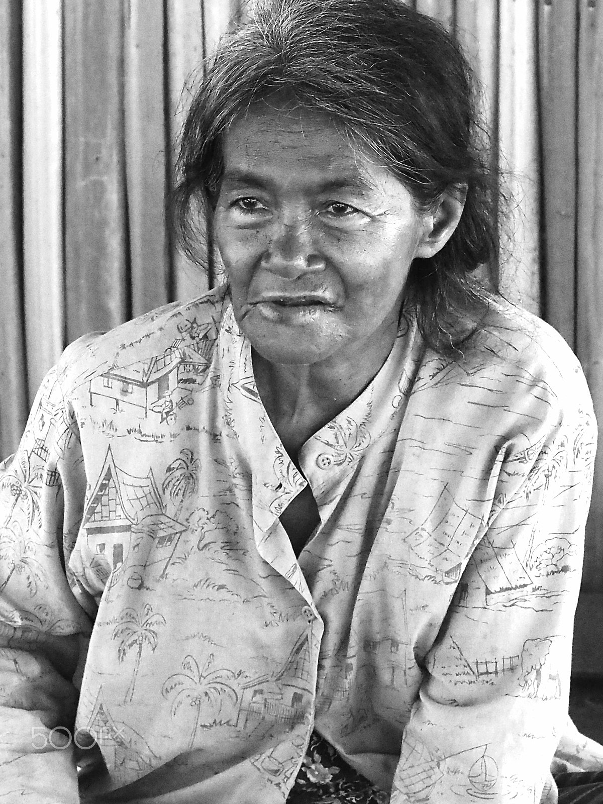 Olympus OM-D E-M5 sample photo. Old thai woman photography
