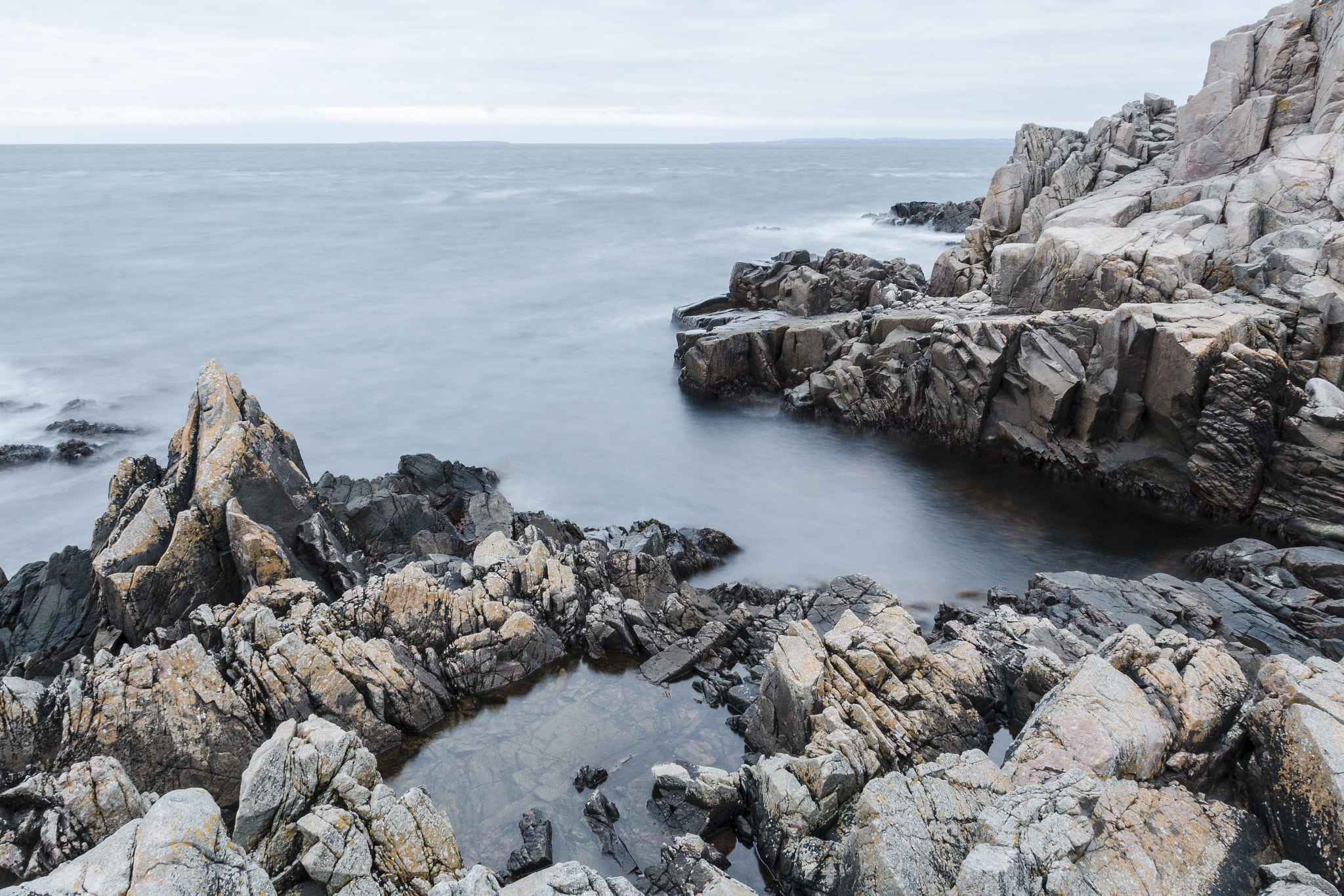 Sigma 18-200mm f/3.5-6.3 DC OS sample photo. Long exposure at kullaberg, sweden photography