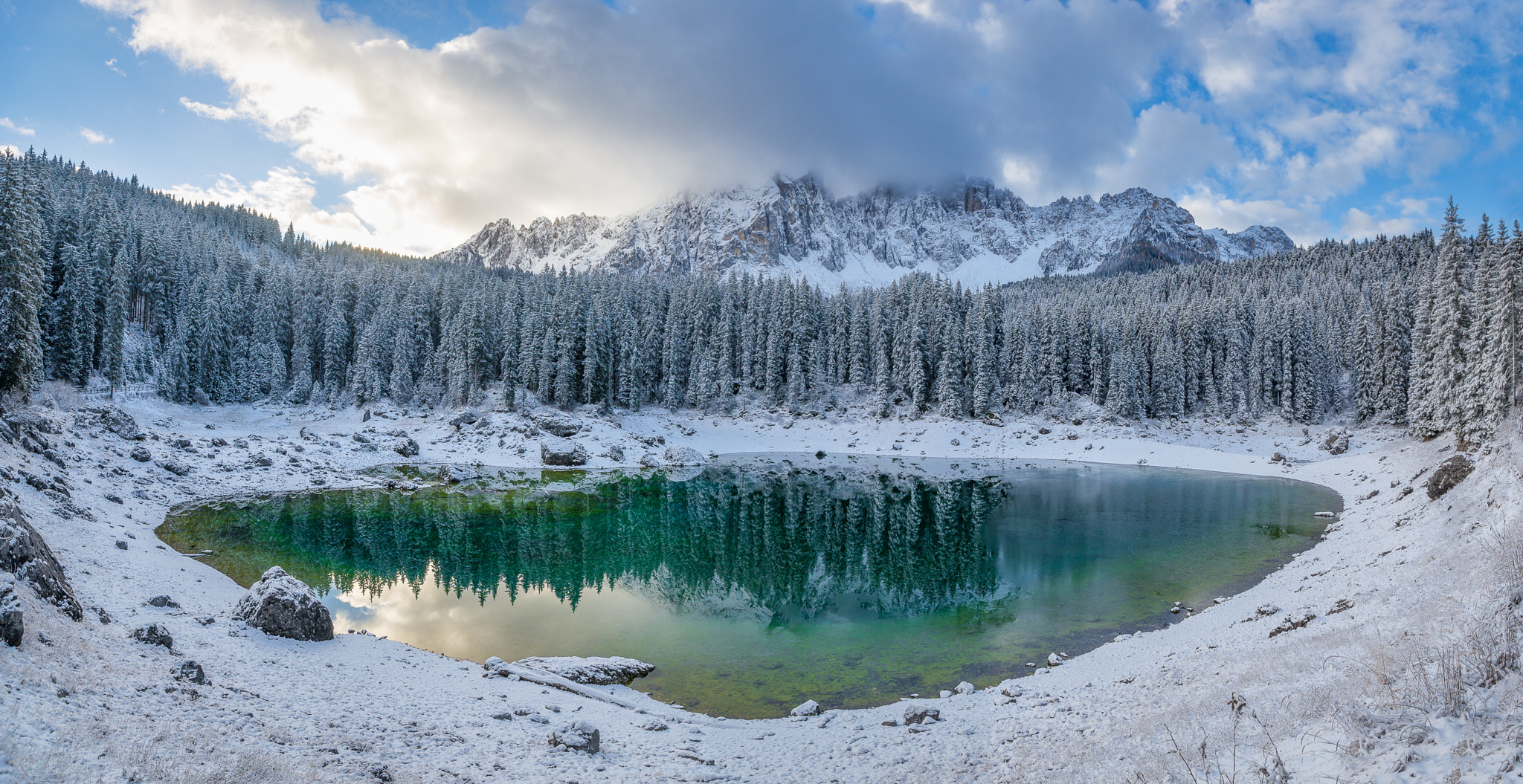 Sony a99 II + Sony Vario-Sonnar T* 16-35mm F2.8 ZA SSM sample photo. Lago di carezza 2 photography