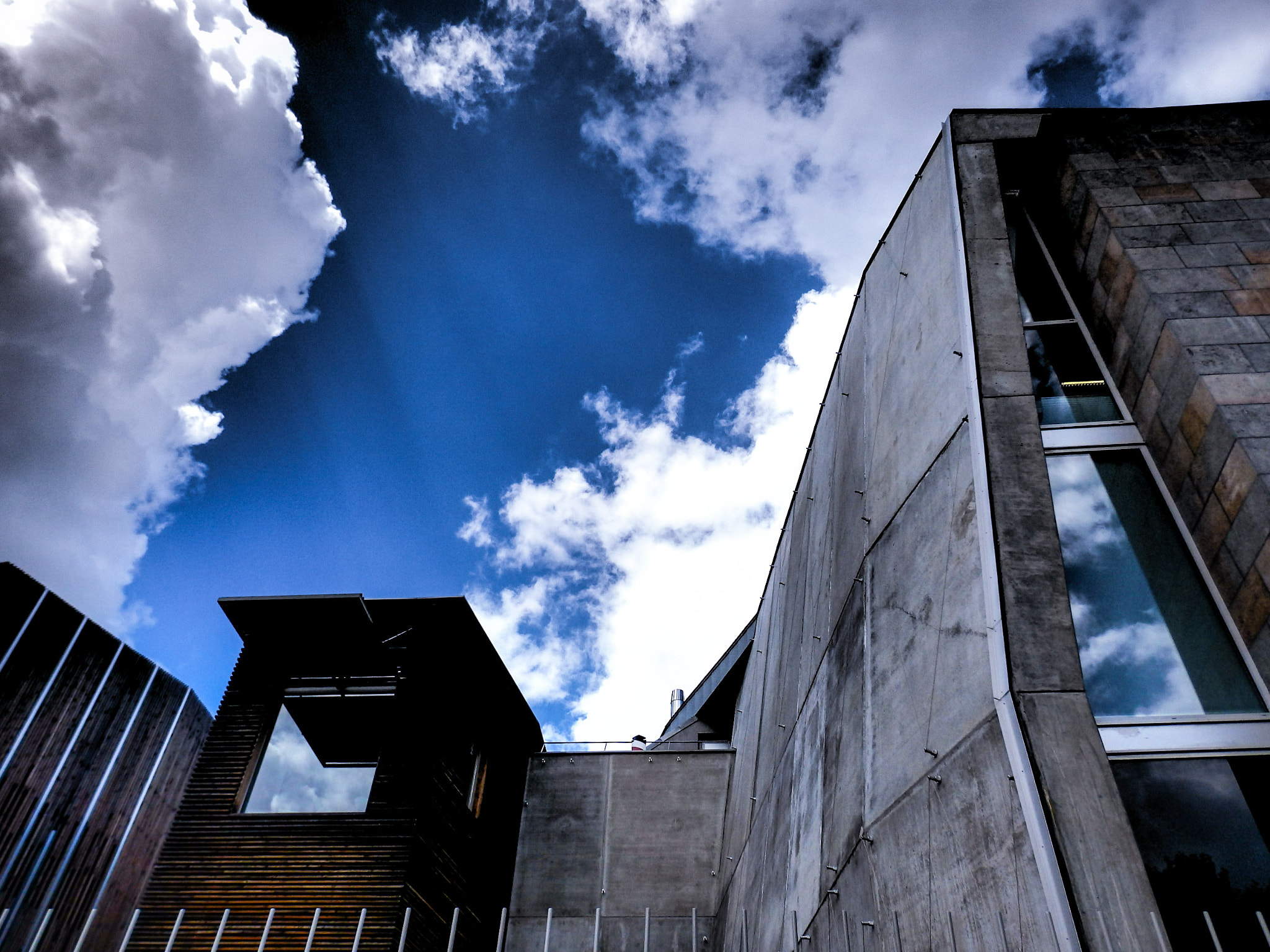 Olympus SZ-31MR sample photo. Modern architecture  photography