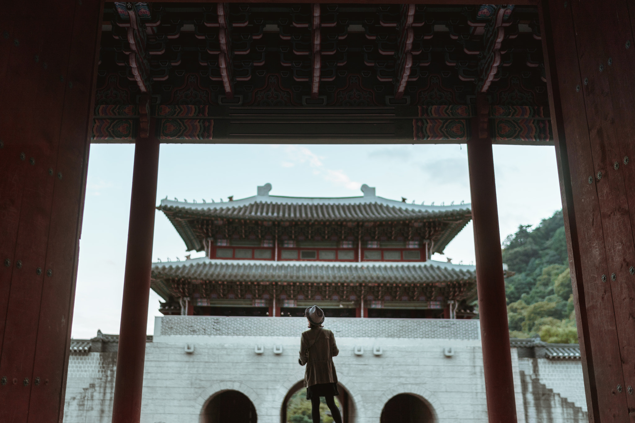 Sony a7 sample photo. Temple's gate photography