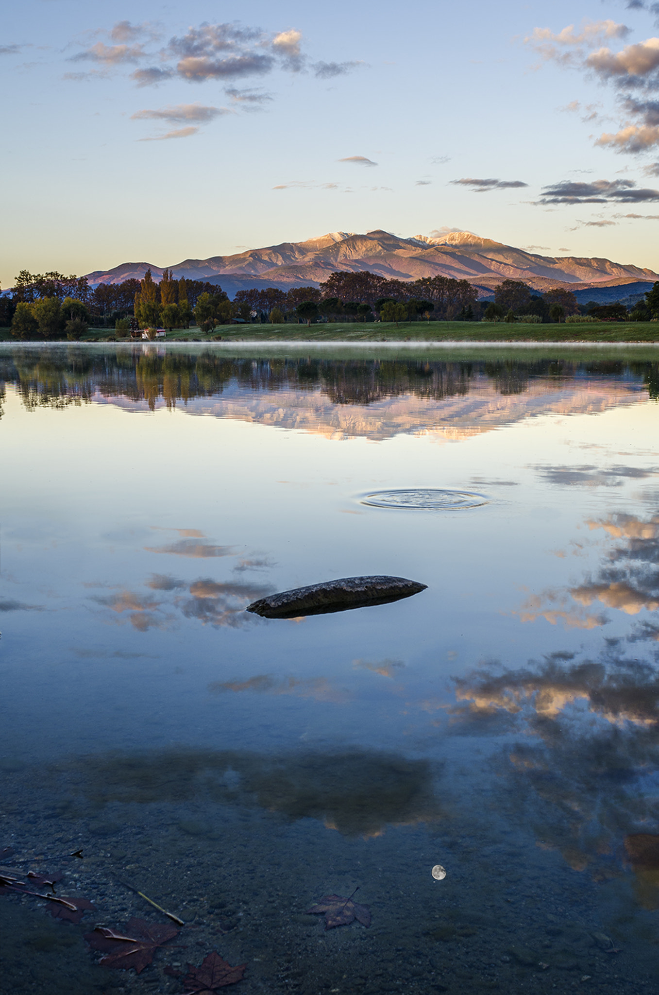 Nikon D7000 sample photo. Moonset photography