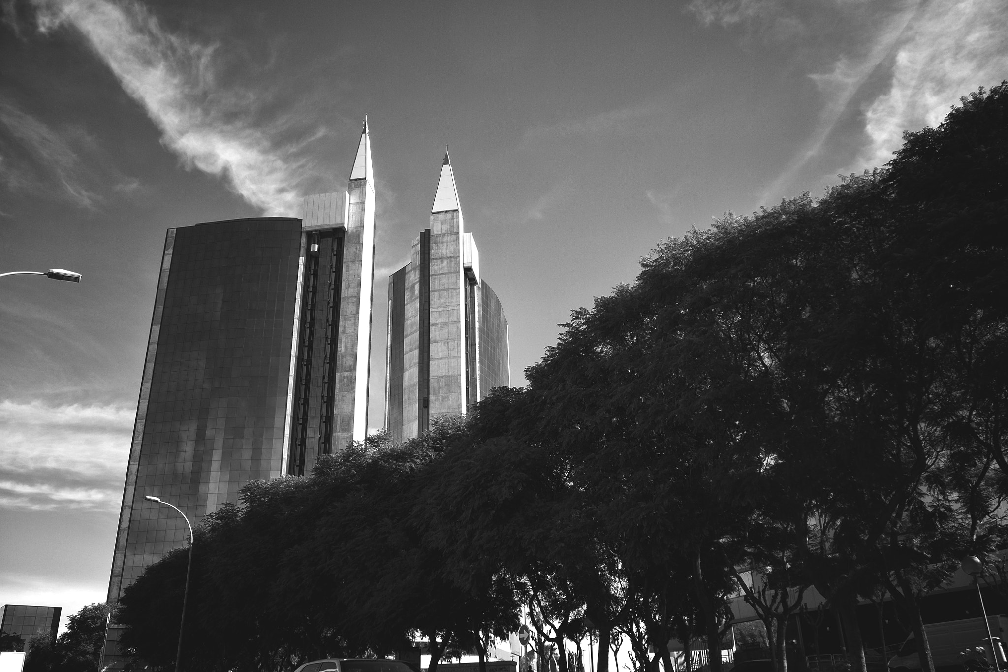 Panasonic Lumix DMC-GH1 sample photo. Two towers photography